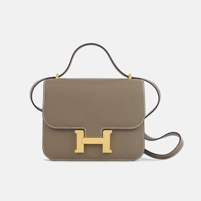 Herms Constance 18 Etoupe Epsom GHW (NWT)