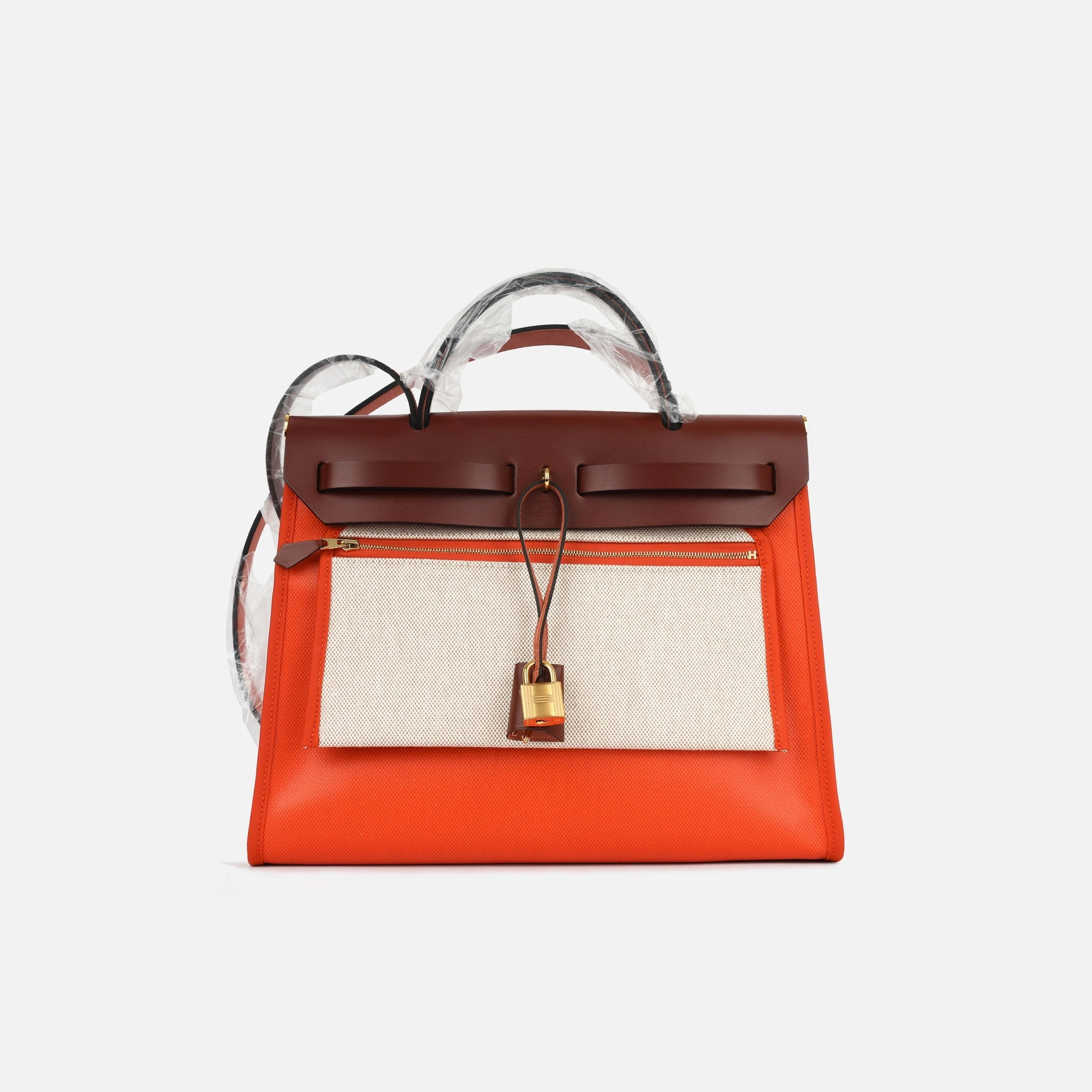 Herms Herbag 31 - Orange Mecano (NWT)