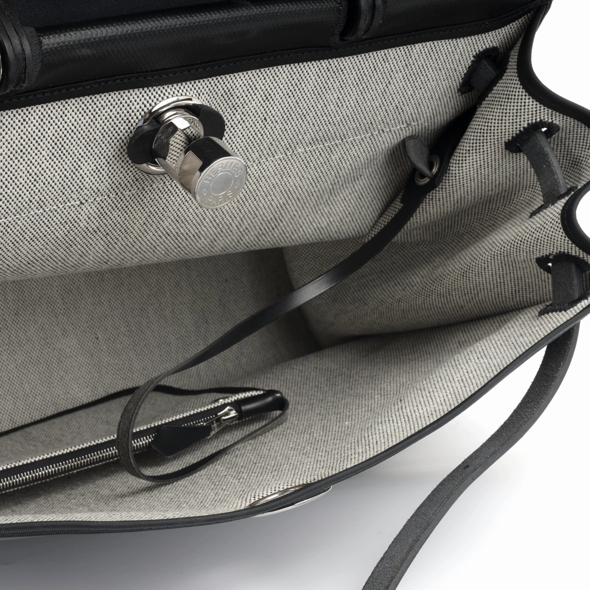 Herms Herbag 39 - Noir Hunter / Noir Berline Toile