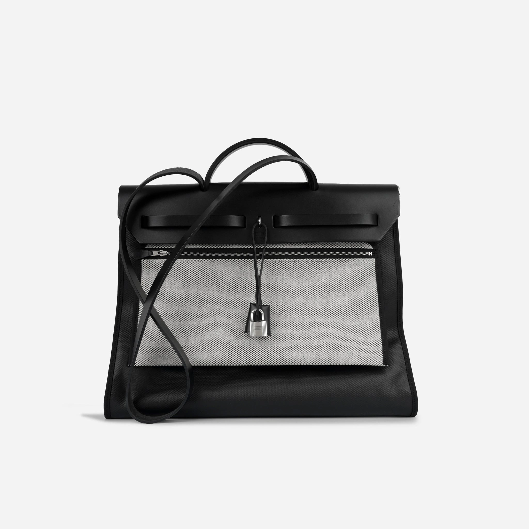 Herms Herbag 39 - Noir Hunter / Noir Berline Toile
