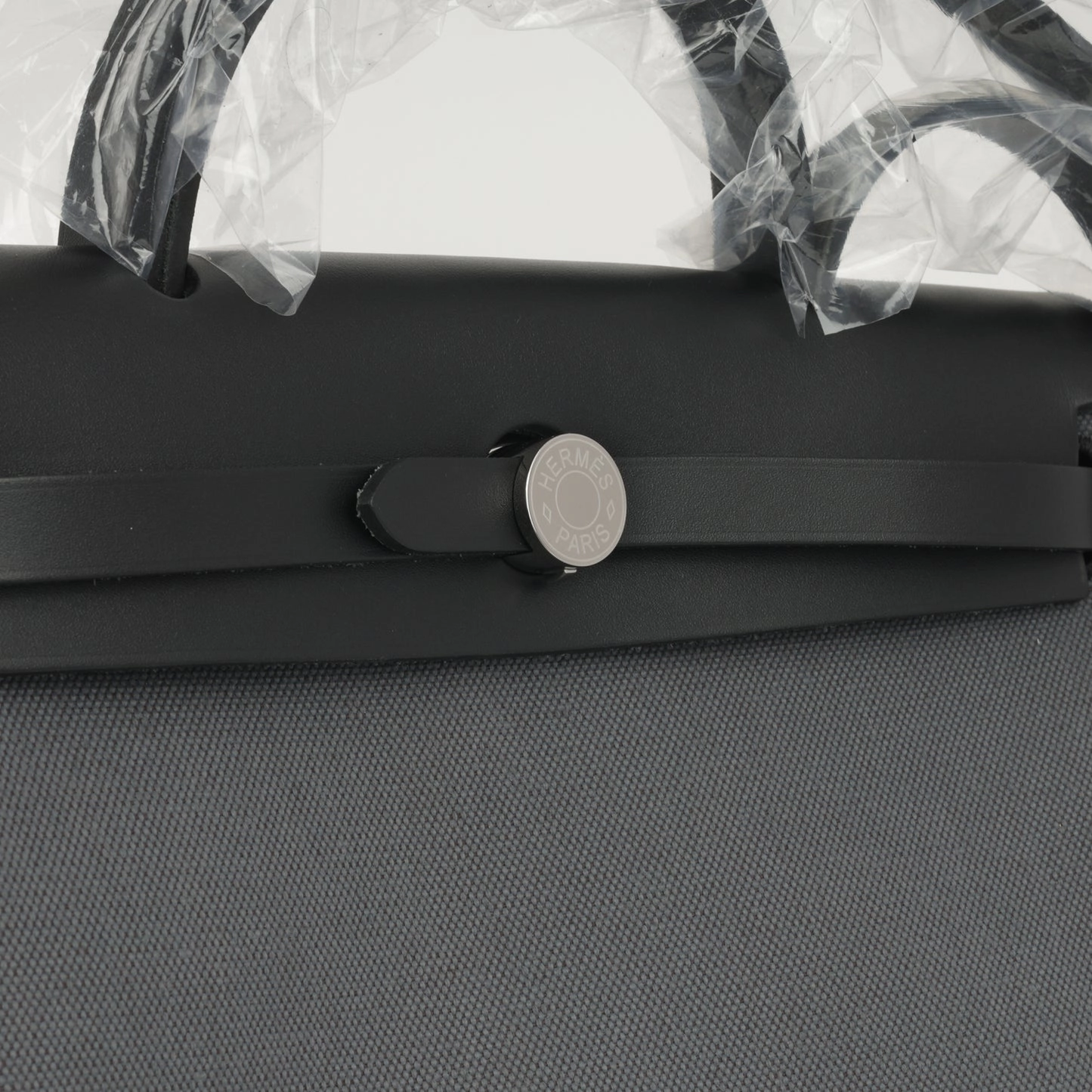 Herms Hermes - Herbag 31 - Ardoise Toile / Noir Hunter PHW - Brand New - 2024