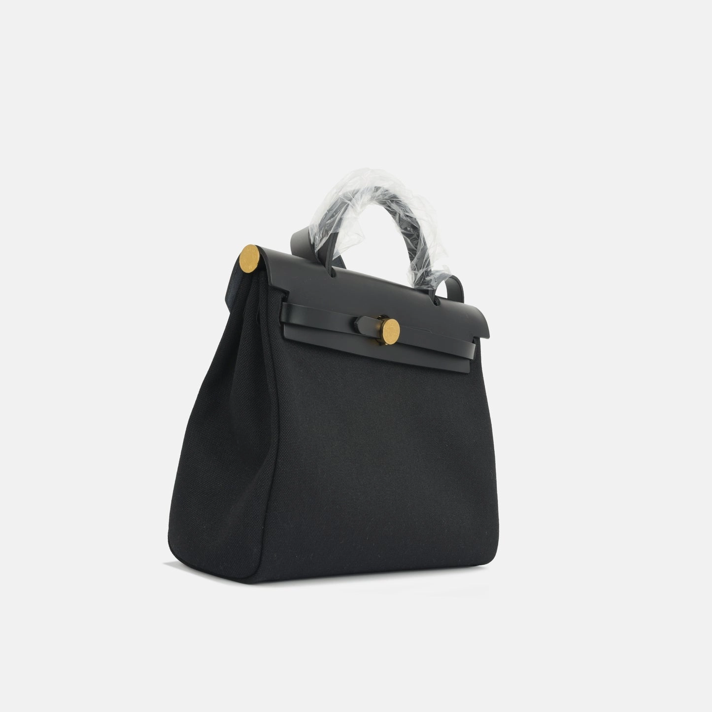 Herms Hermes Herbag 31 - Noir Canvas / Hunter GHW - Brand New - 2024