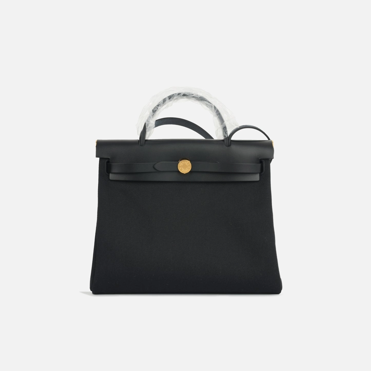 Herms Hermes Herbag 31 - Noir Canvas / Hunter GHW - Brand New - 2024