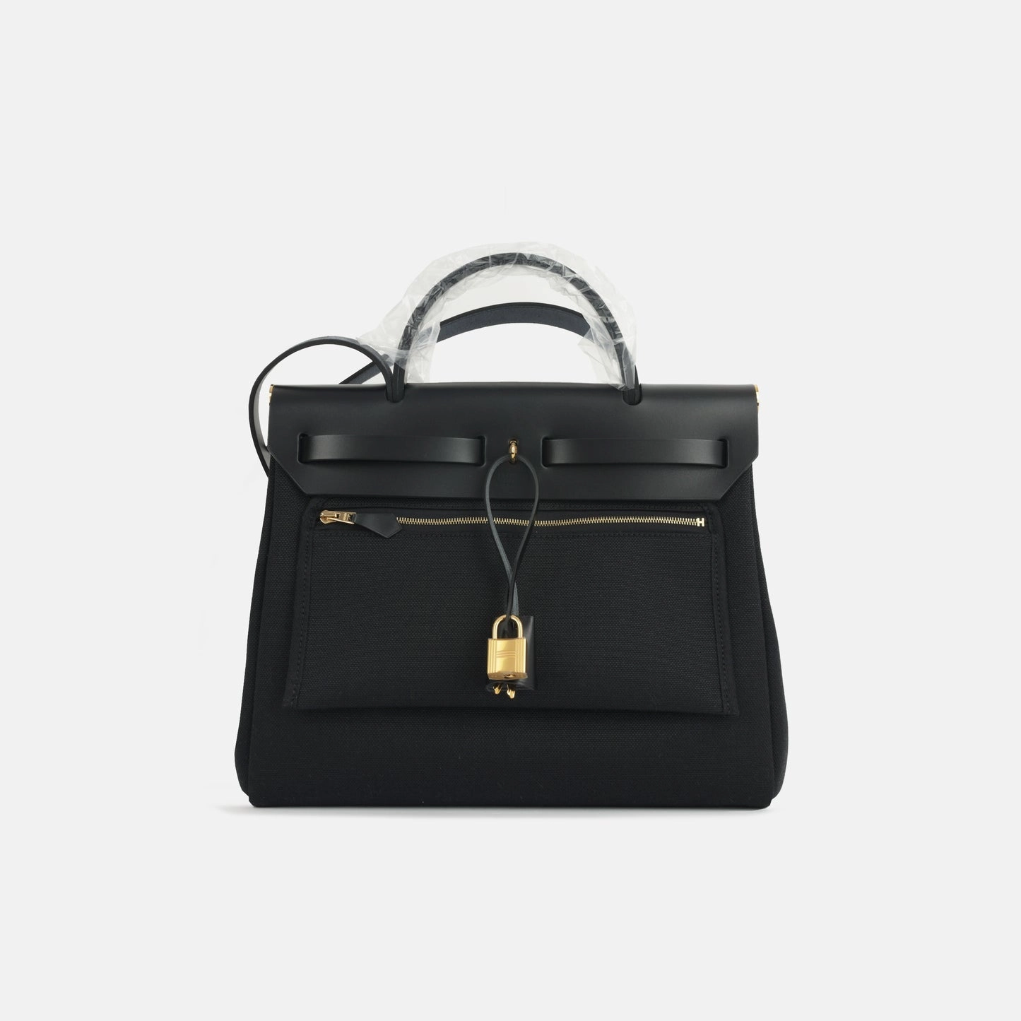 Herms Hermes Herbag 31 - Noir Canvas / Hunter GHW - Brand New - 2024
