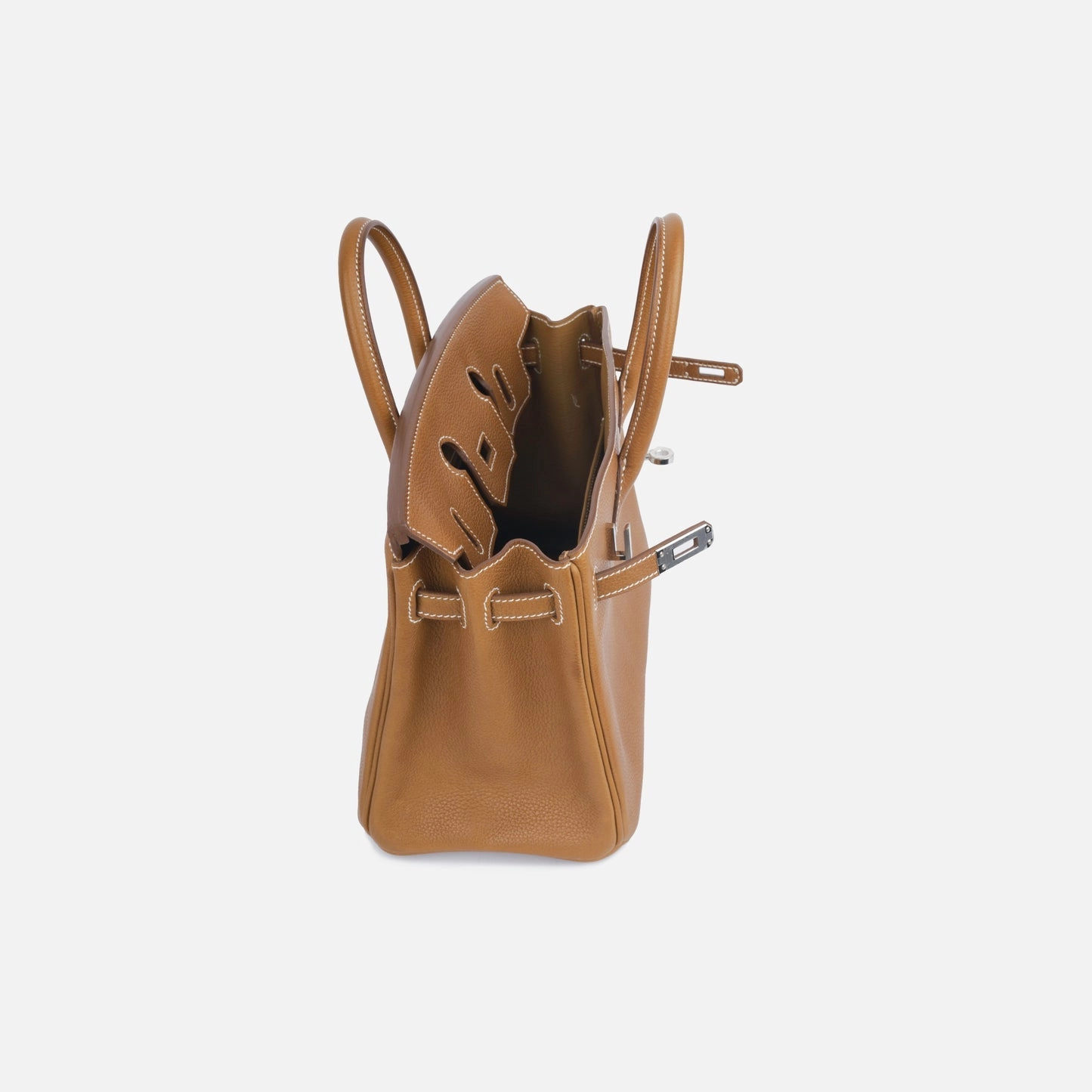 Herms Herms - Birkin 25 - Fauve Barenia Faubourg PHW - Brand New