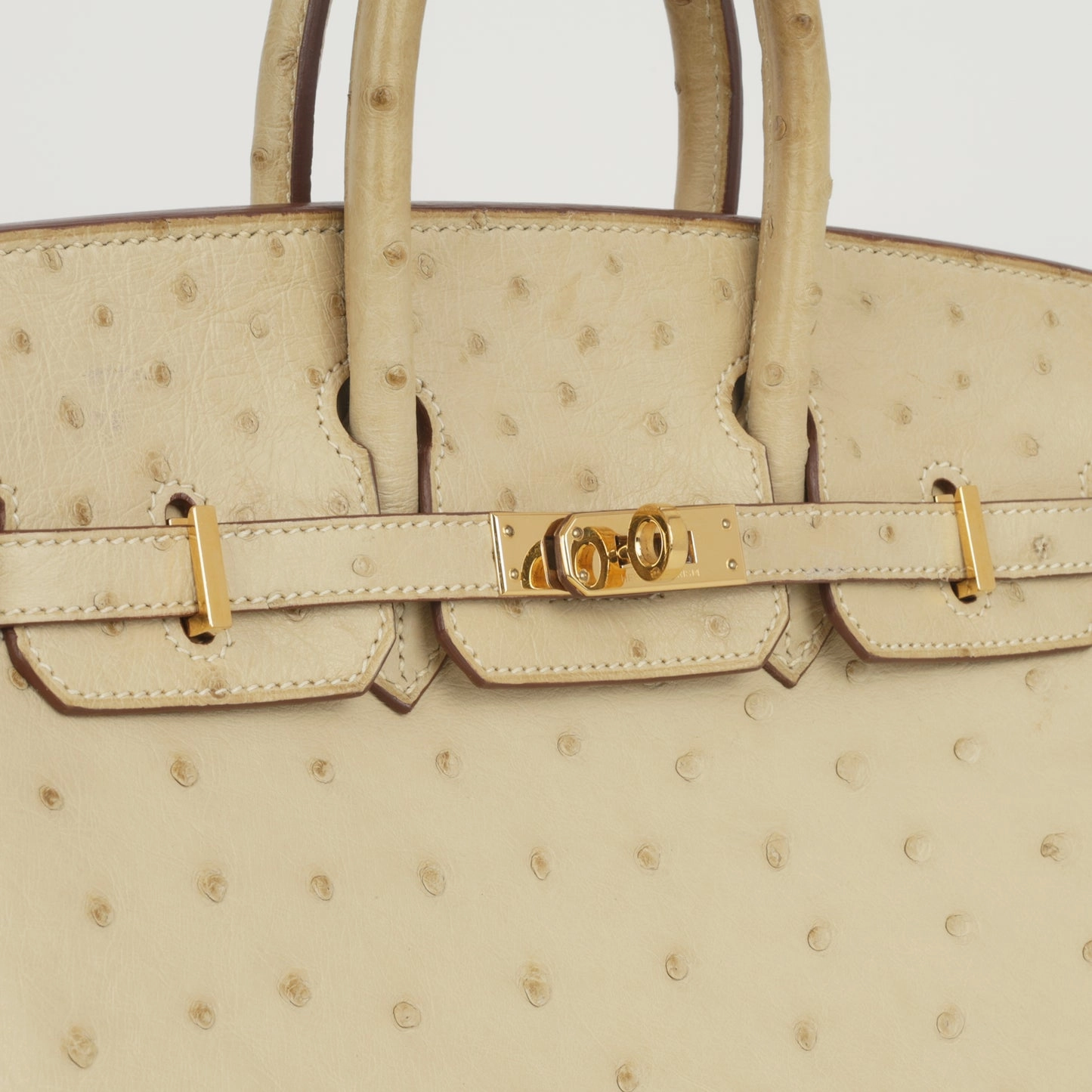 Herms Herms - Birkin 25 - Parchemin Ostrich GHW - 2010 - Pre-Loved