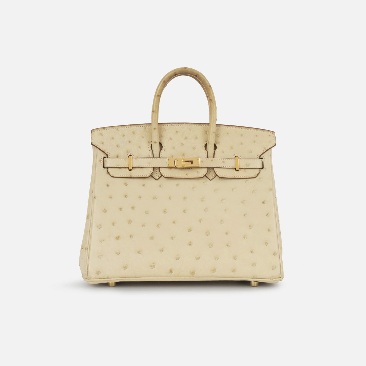 Herms Herms - Birkin 25 - Parchemin Ostrich GHW - 2010 - Pre-Loved