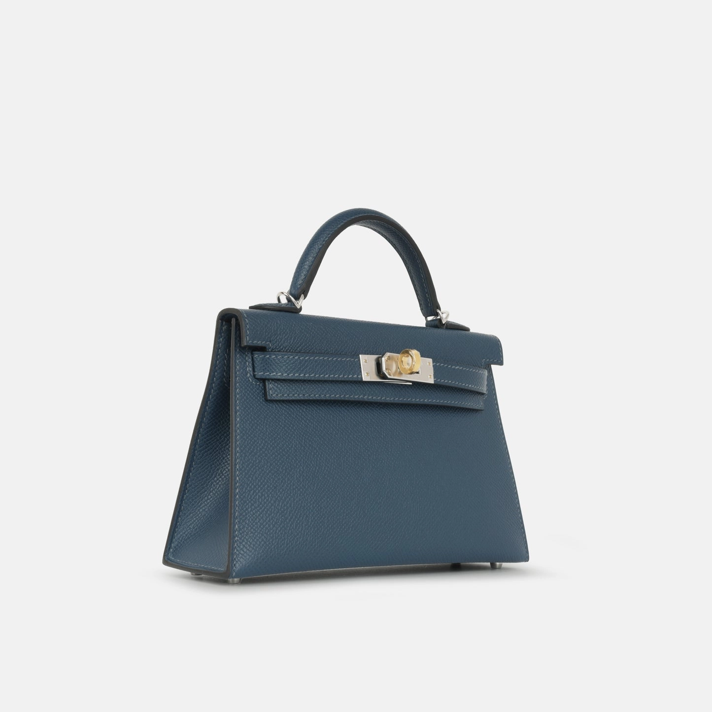 Herms Herms - Mini Kelly 20 - Bleu De Prusse Epsom ELHW - 2024 - Brand New