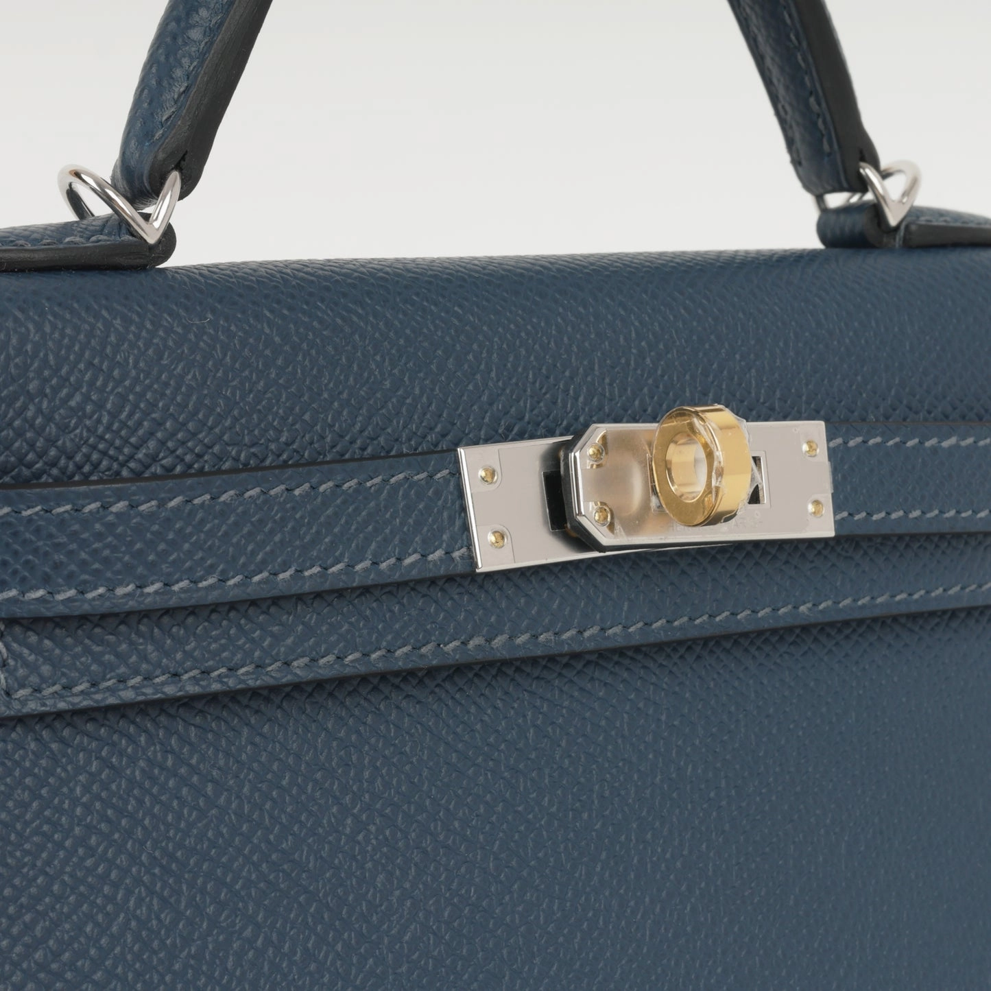 Herms Herms - Mini Kelly 20 - Bleu De Prusse Epsom ELHW - 2024 - Brand New