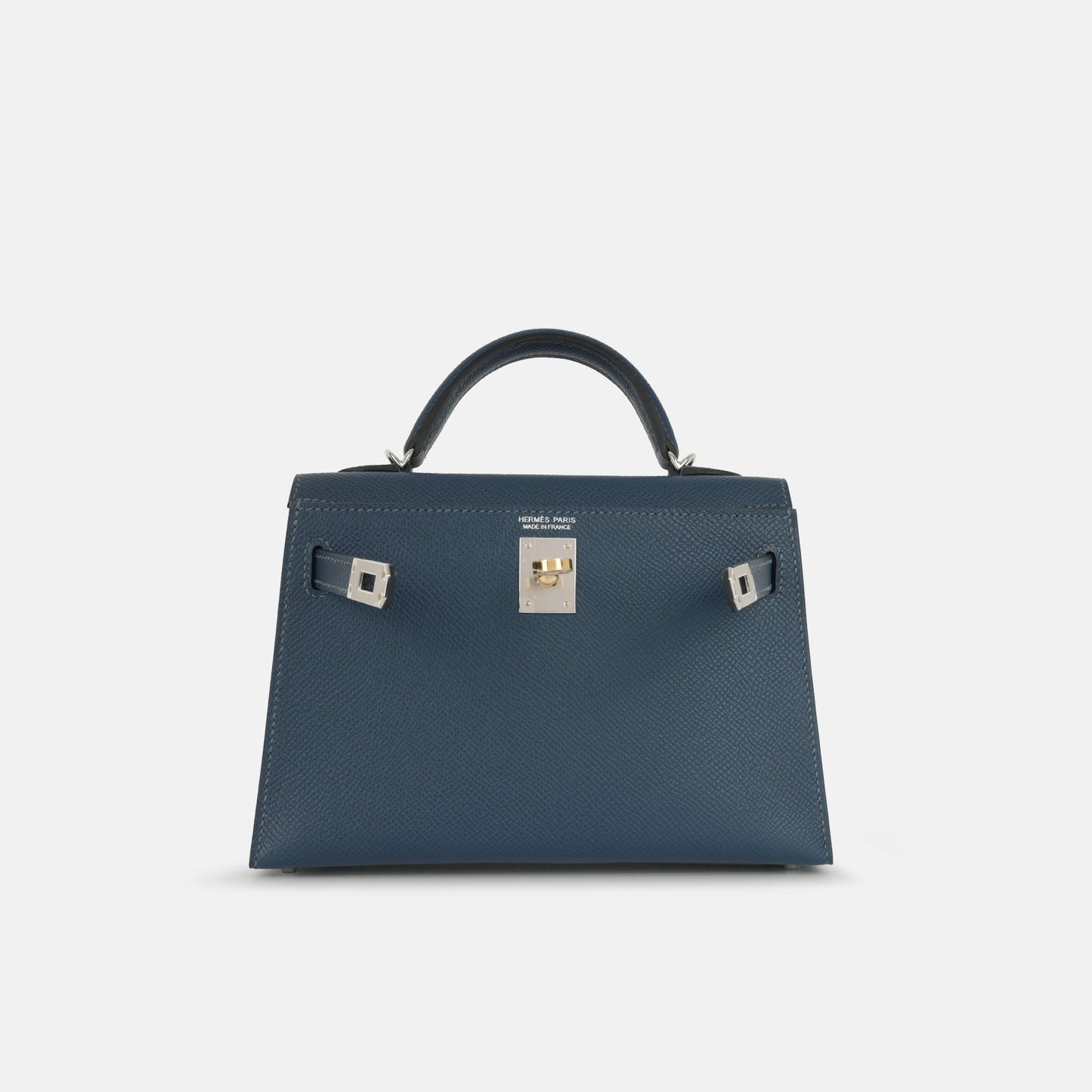 Herms Herms - Mini Kelly 20 - Bleu De Prusse Epsom ELHW - 2024 - Brand New
