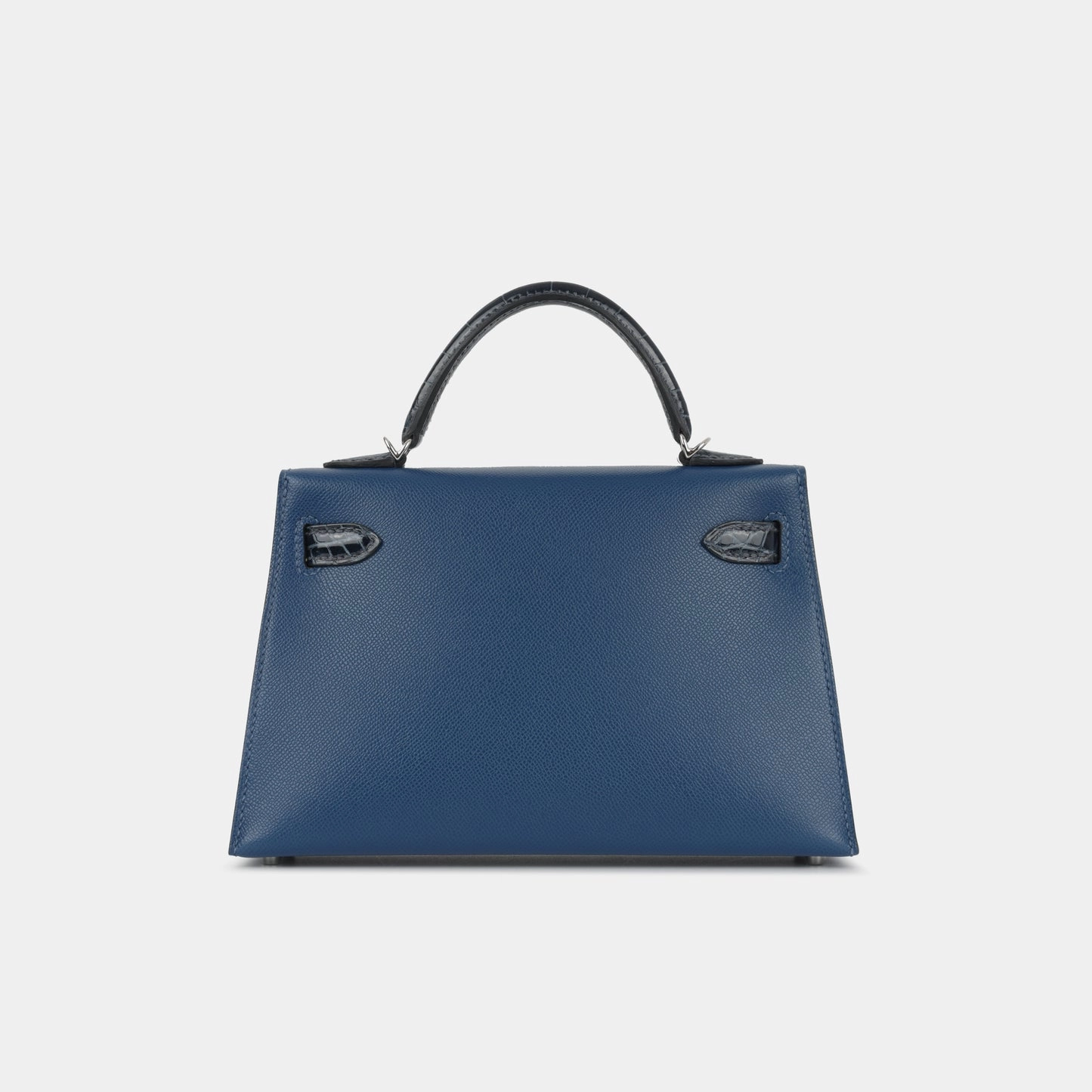 Herms Herms - Mini Kelly Touch - Deep Bleu Madame / Bleu Altique Alligator Lisse - PHW - 2024 - Brand New