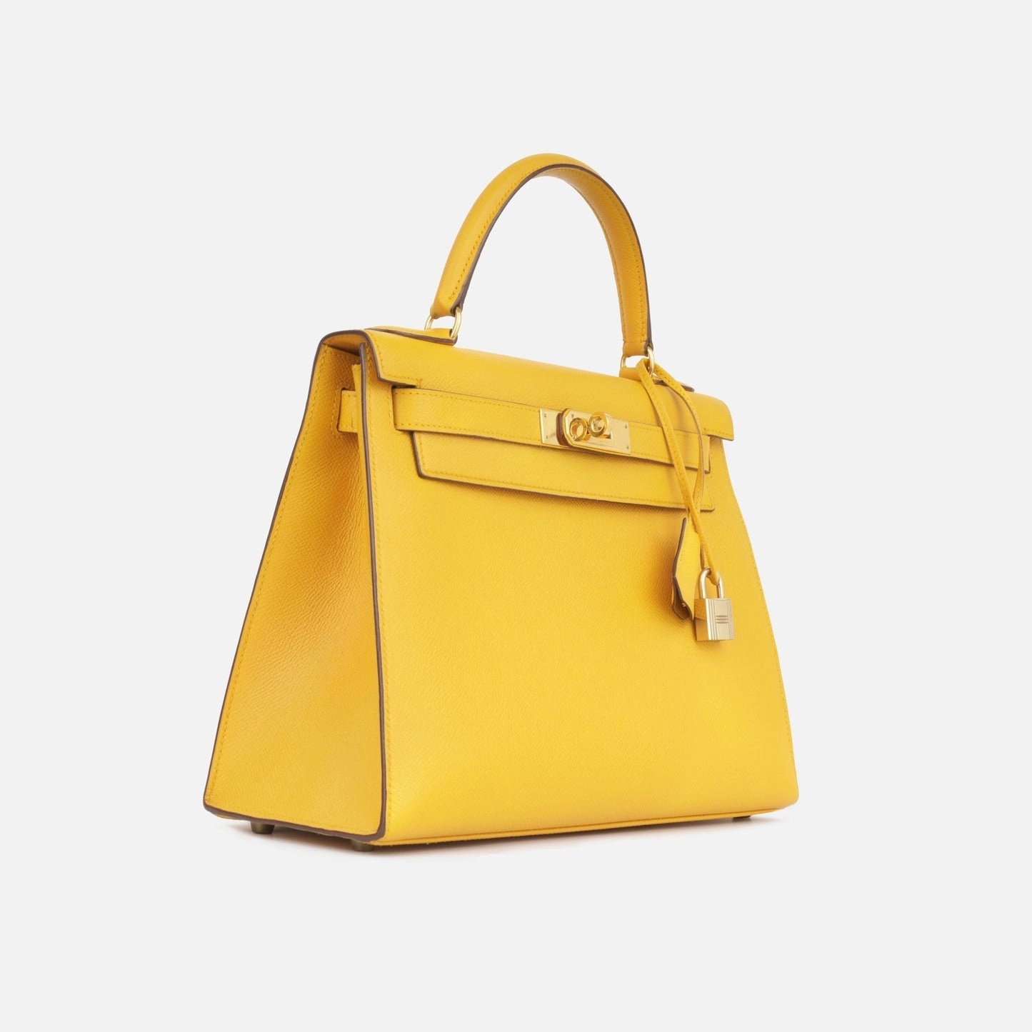 Herms Herms - Vintage Kelly 28 - Jaune Ambre Epsom GHW - 1992
