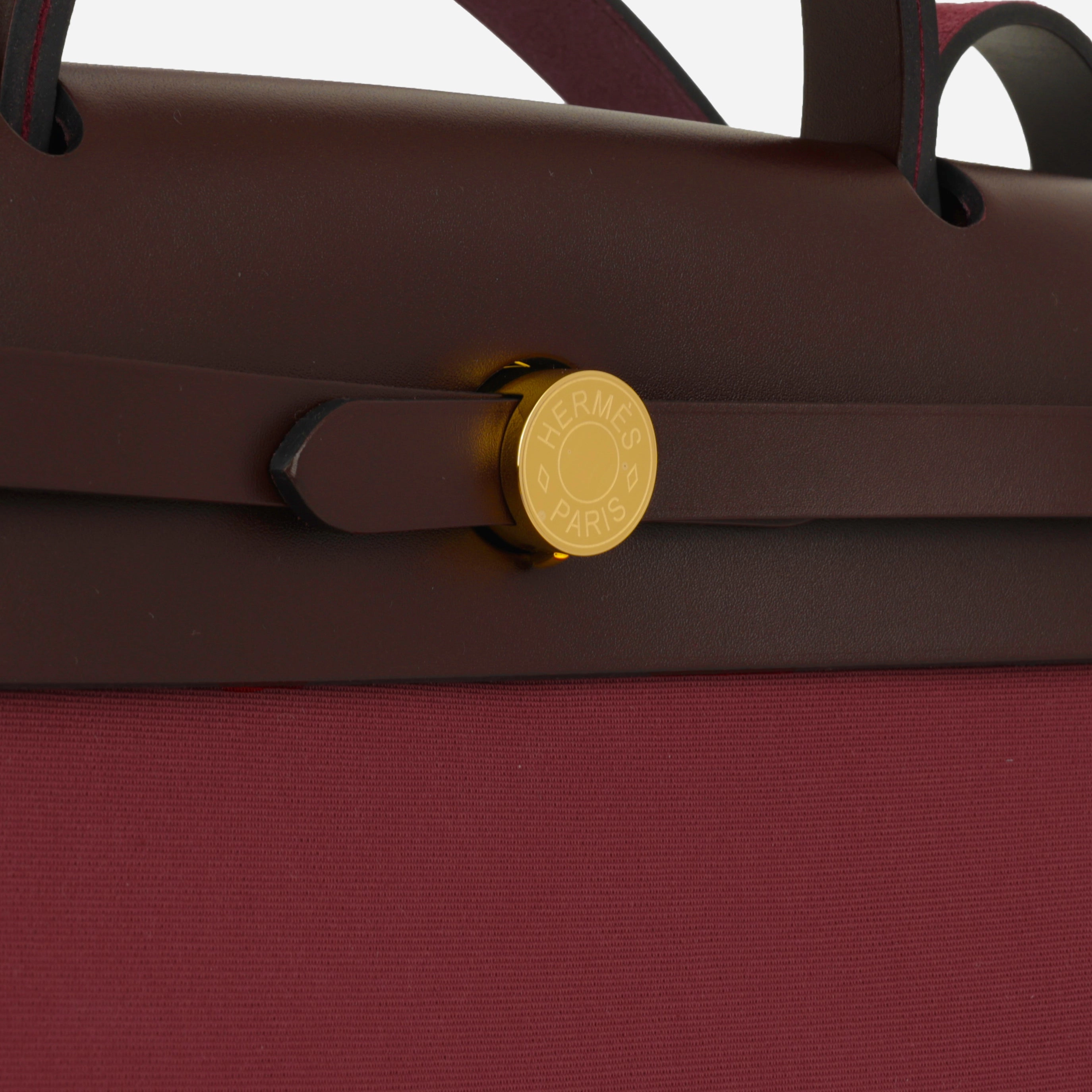 Herms Herms Herbag 31 - Rubis / Rouge Sellier