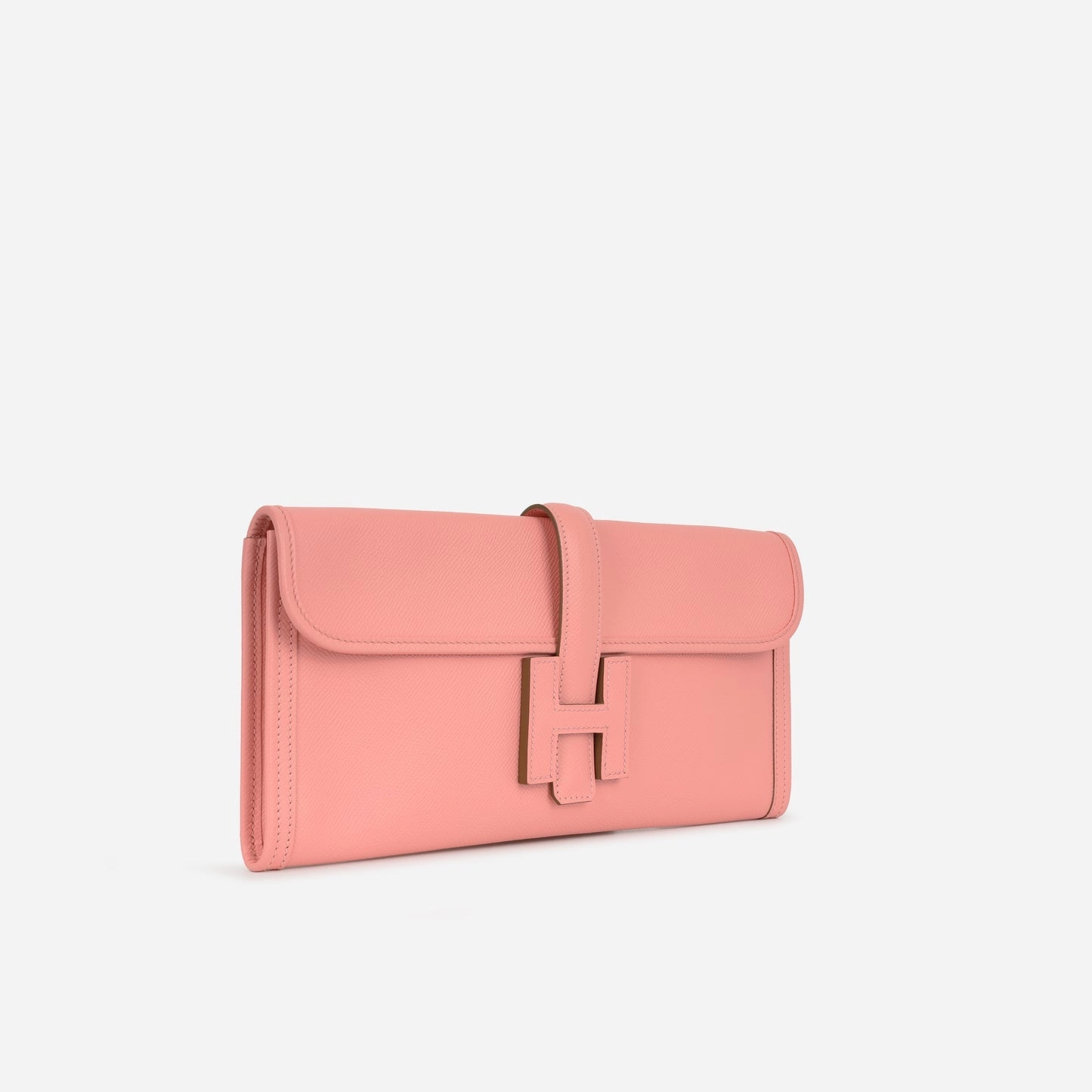 Herms Jige Clutch 29 Rose Confetti Epsom