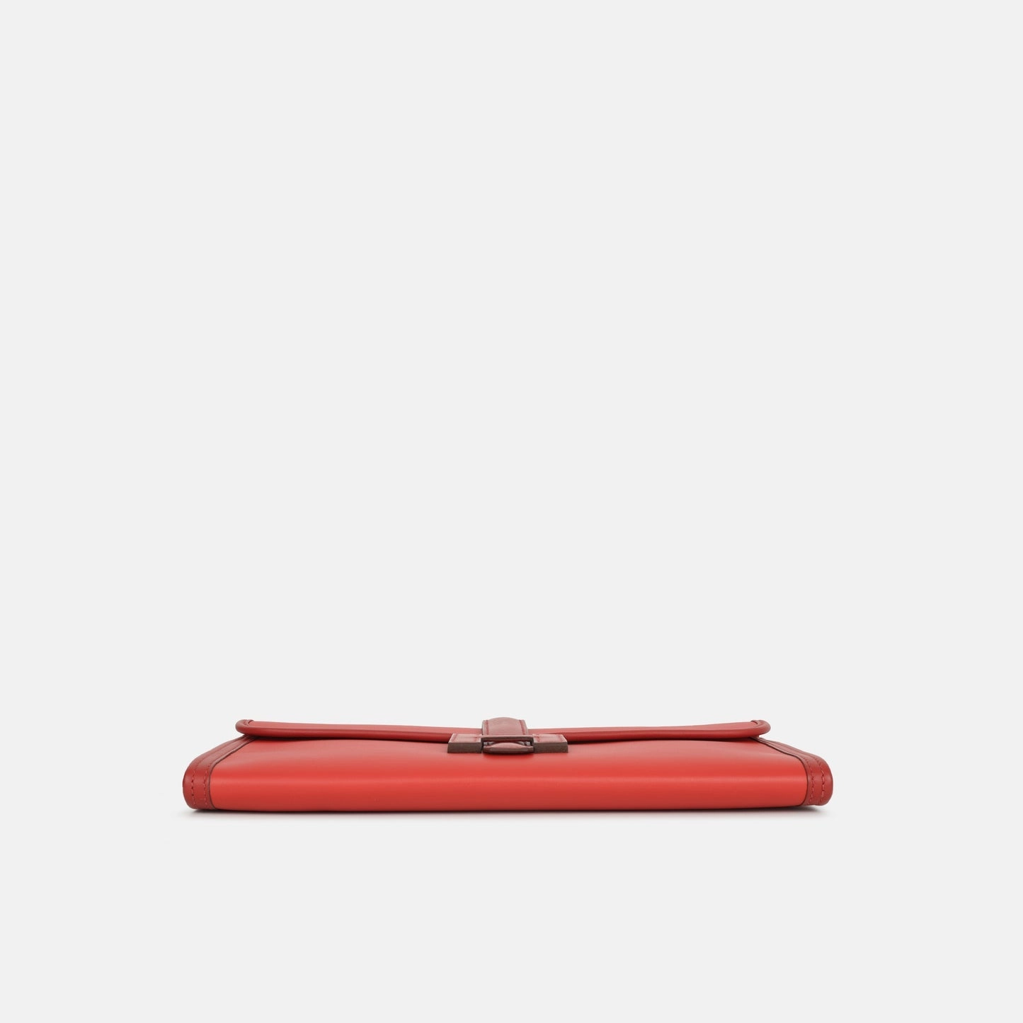 Herms Jige Clutch 29 Vermillion / Rouge Vif Swift Leather
