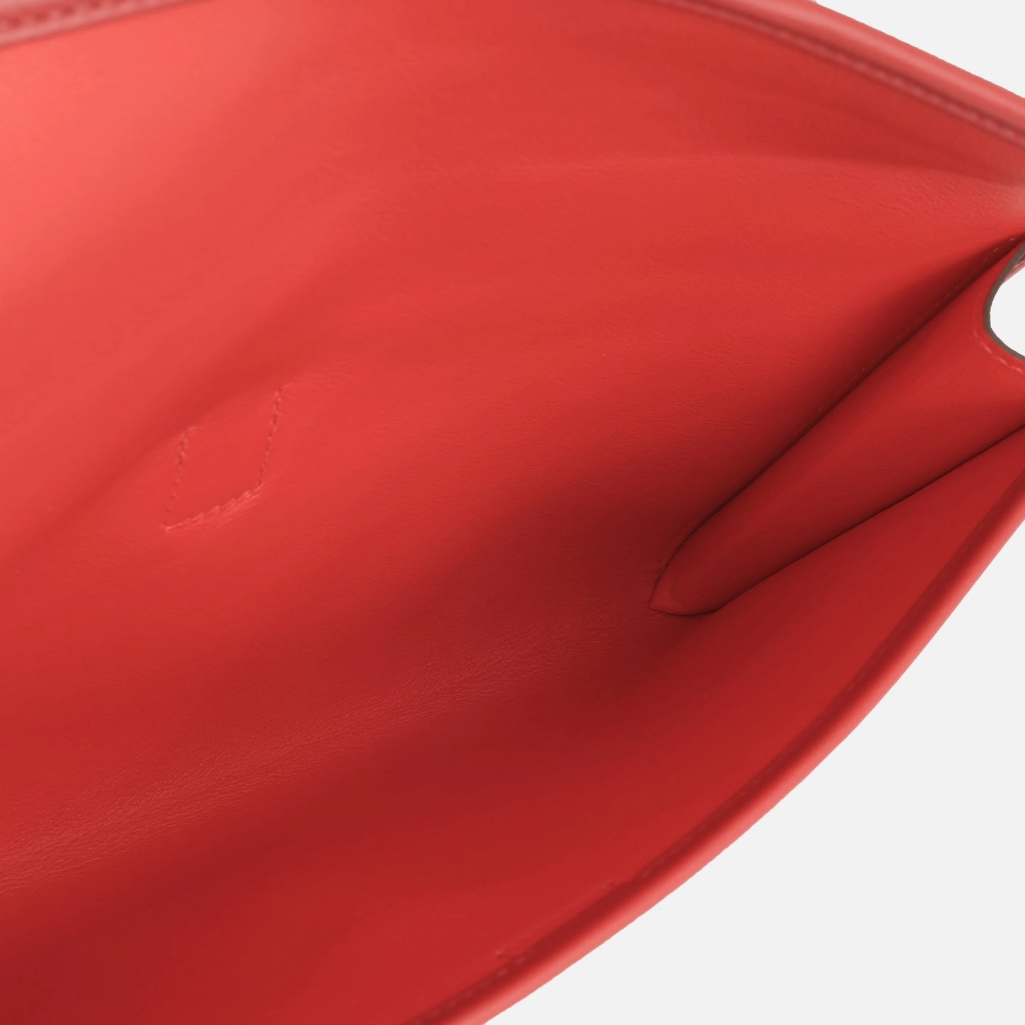 Herms Jige Clutch 29 Vermillion / Rouge Vif Swift Leather