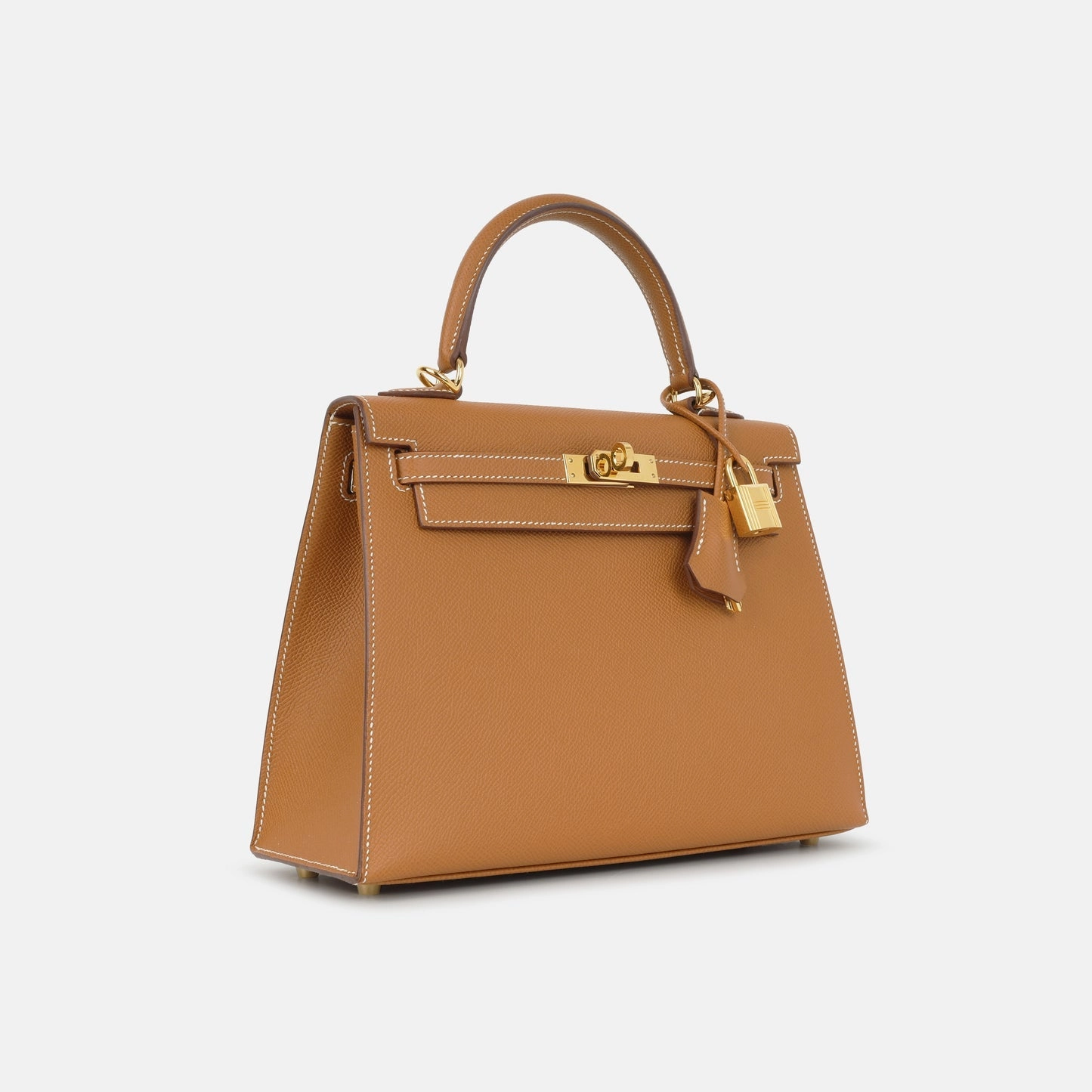 Herms Kelly 25 Gold Epsom GHW