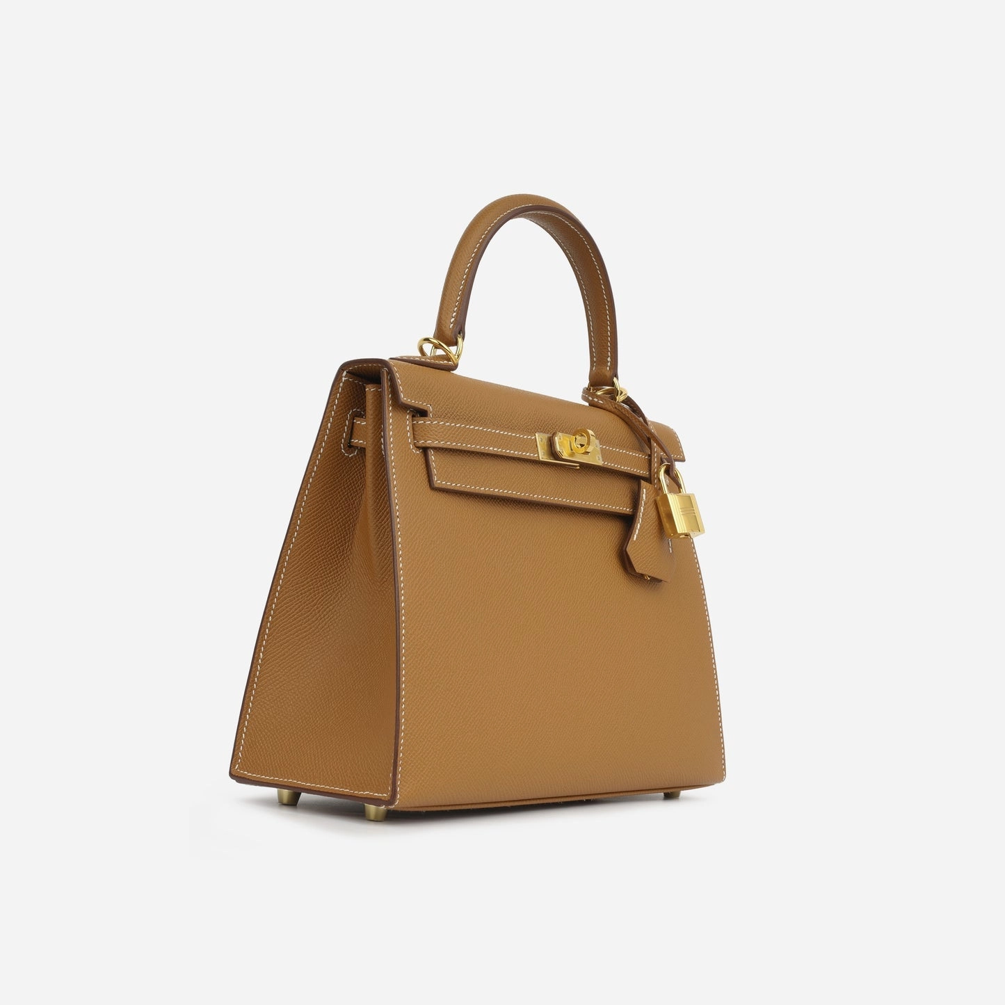 Herms Kelly 25 Gold Epsom GHW (NWT)