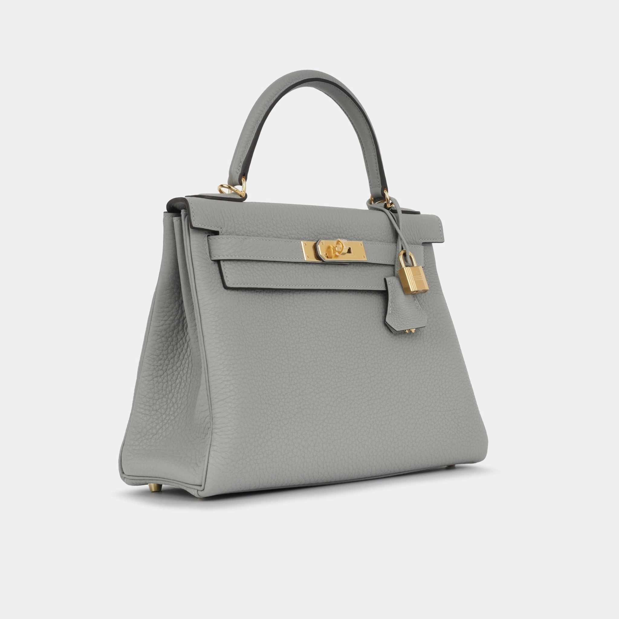 Herms Kelly 28 - Gris Mouette (NWT)