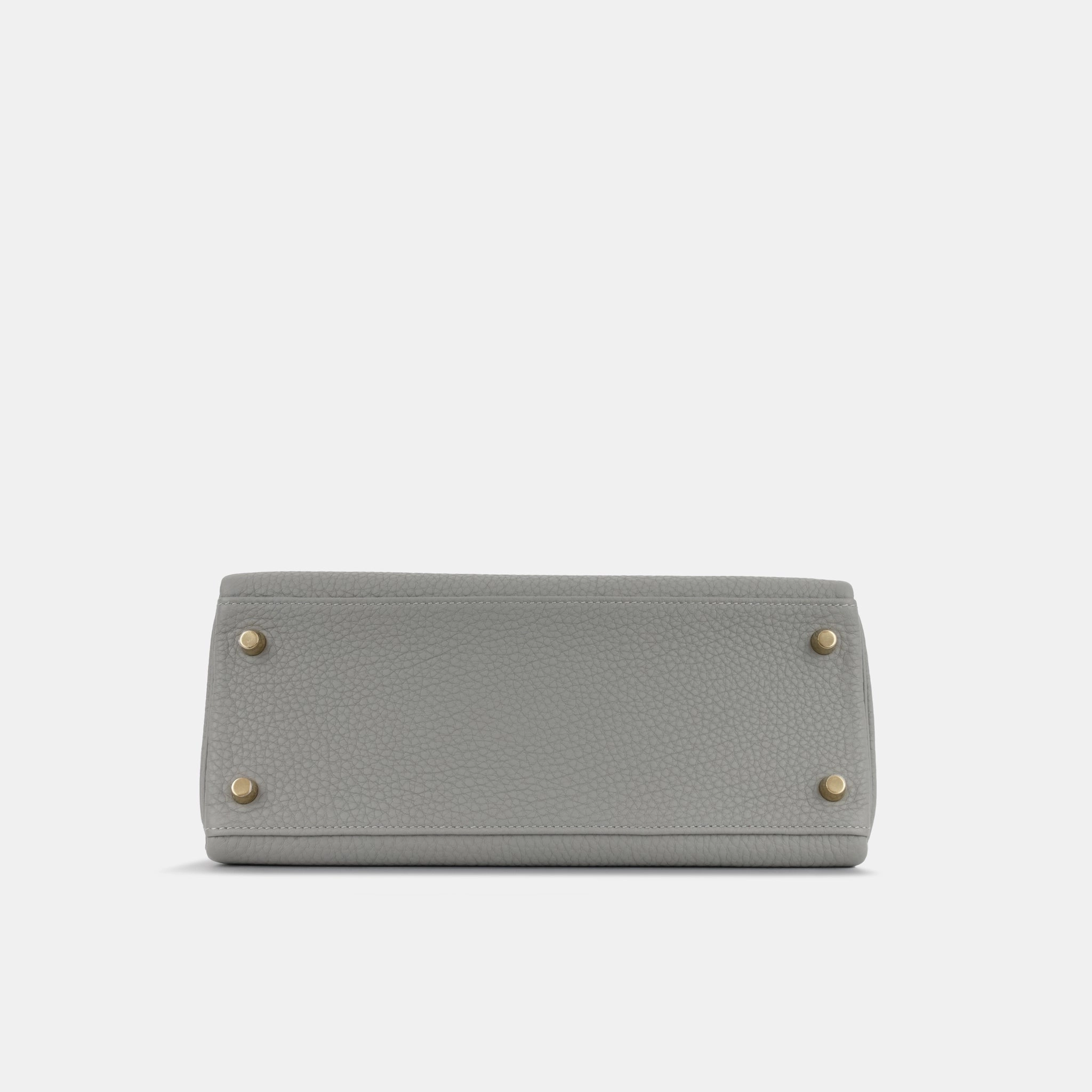 Herms Kelly 28 - Gris Mouette (NWT)