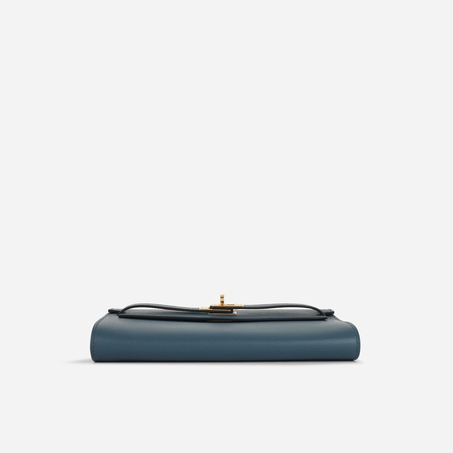 Herms Kelly To Go Wallet Bleu De Prusse Evercolor GHW (NWT)