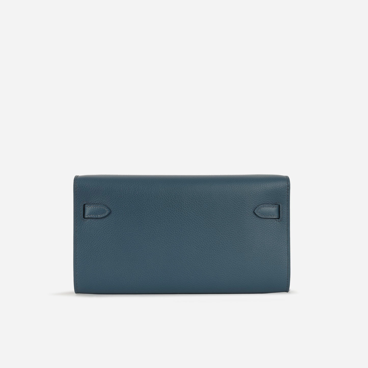 Herms Kelly To Go Wallet Bleu De Prusse Evercolor GHW (NWT)