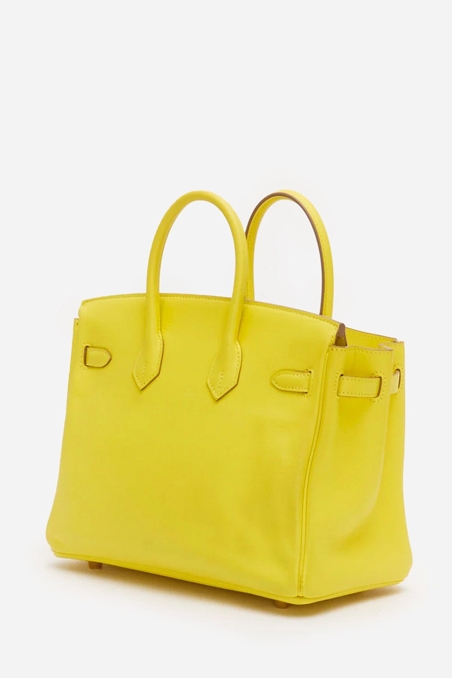 Herms Lime Green Swift Leather Birkin 25
