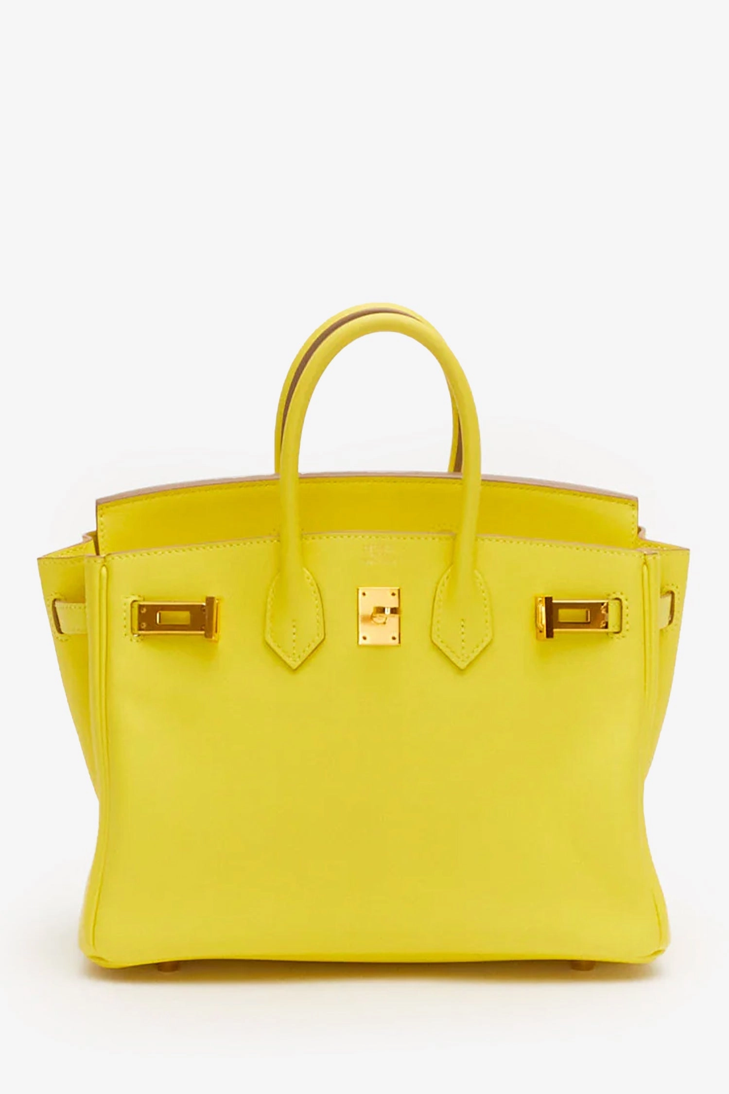 Herms Lime Green Swift Leather Birkin 25