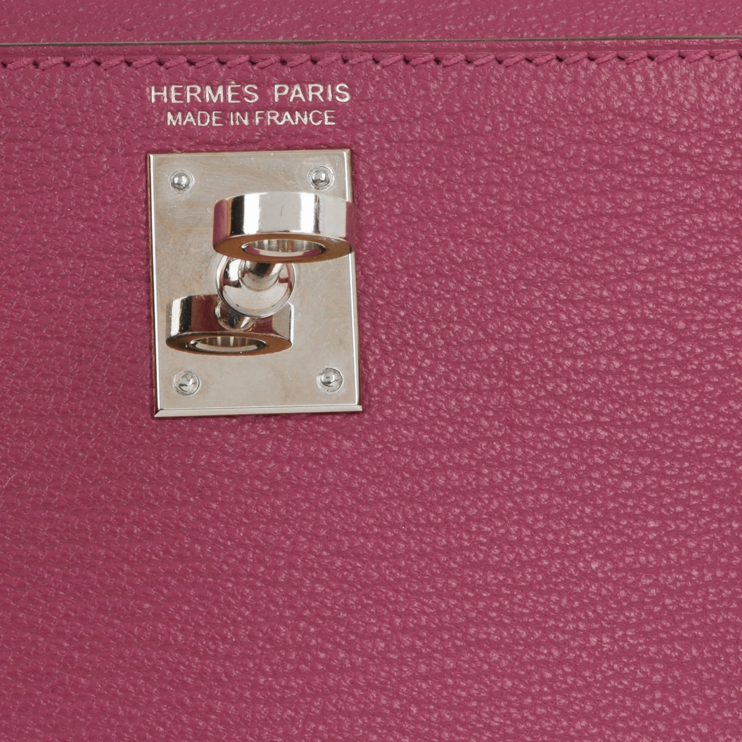 Herms Mini Kelly 20 - Rose Pourpre Chevre Palladium
