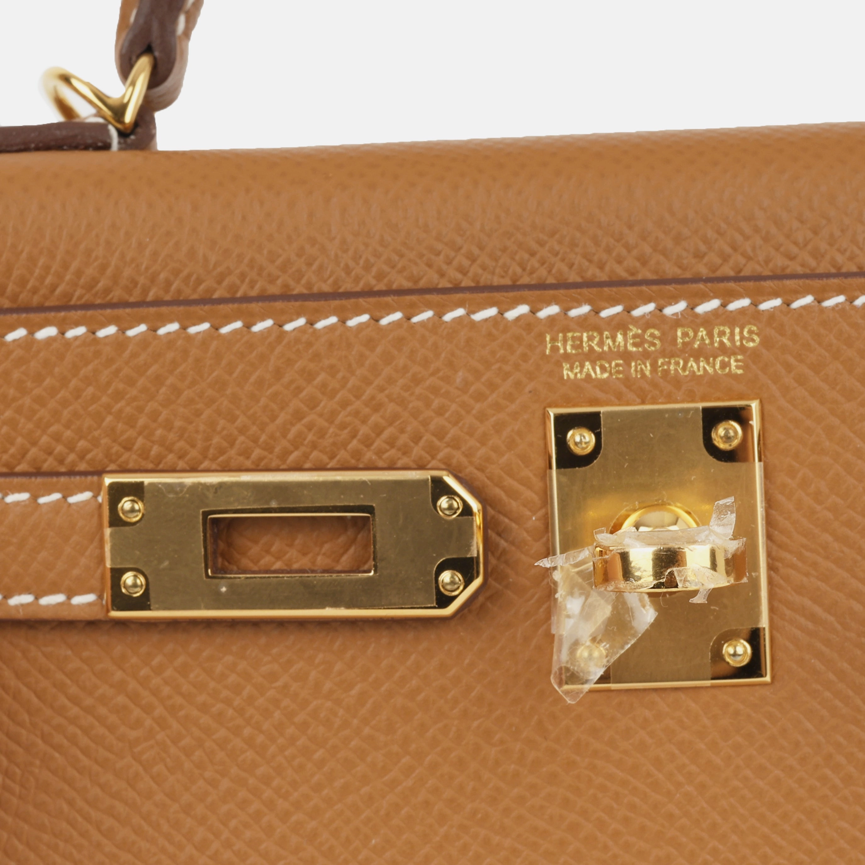 Herms Mini Kelly - Gold Epsom