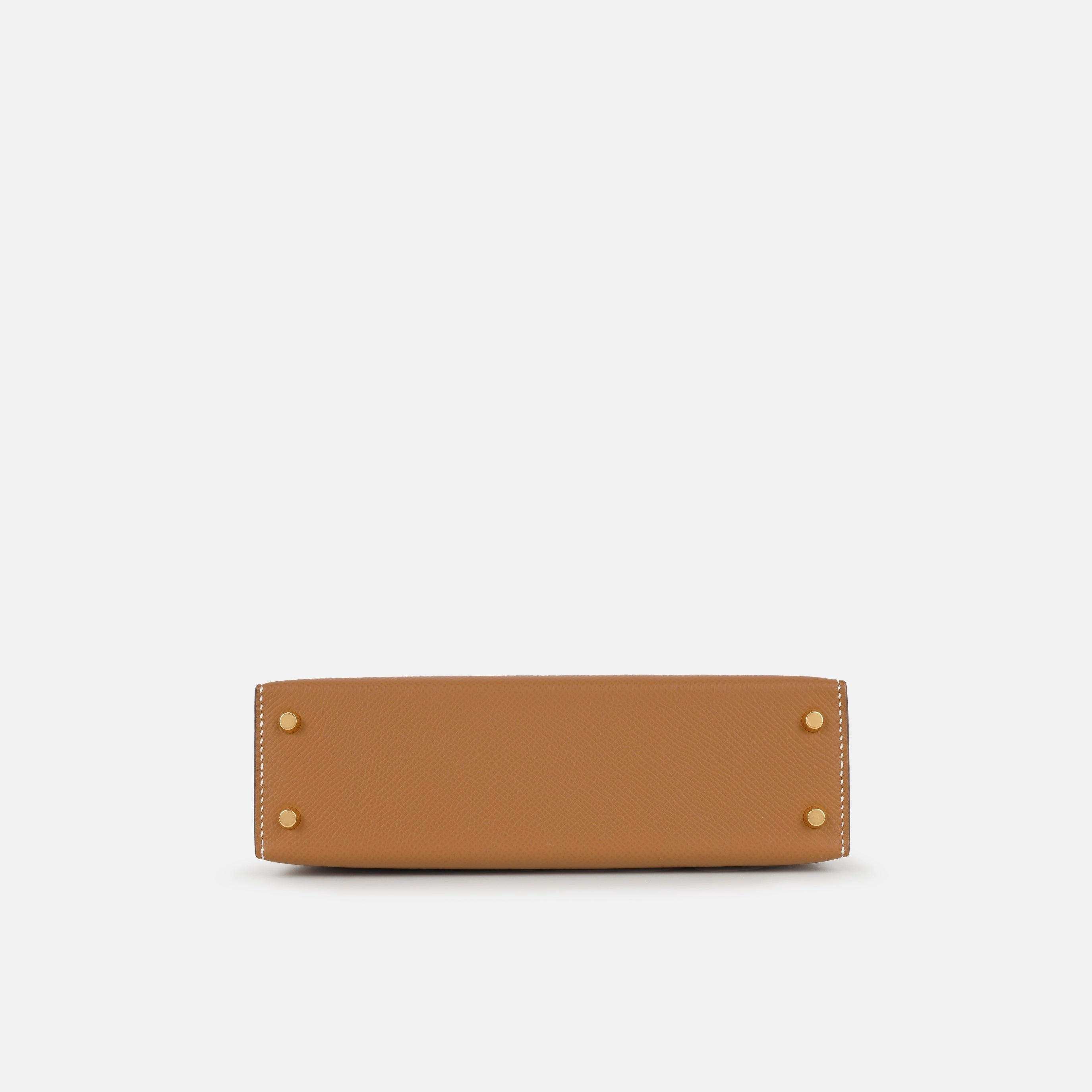 Herms Mini Kelly - Gold Epsom