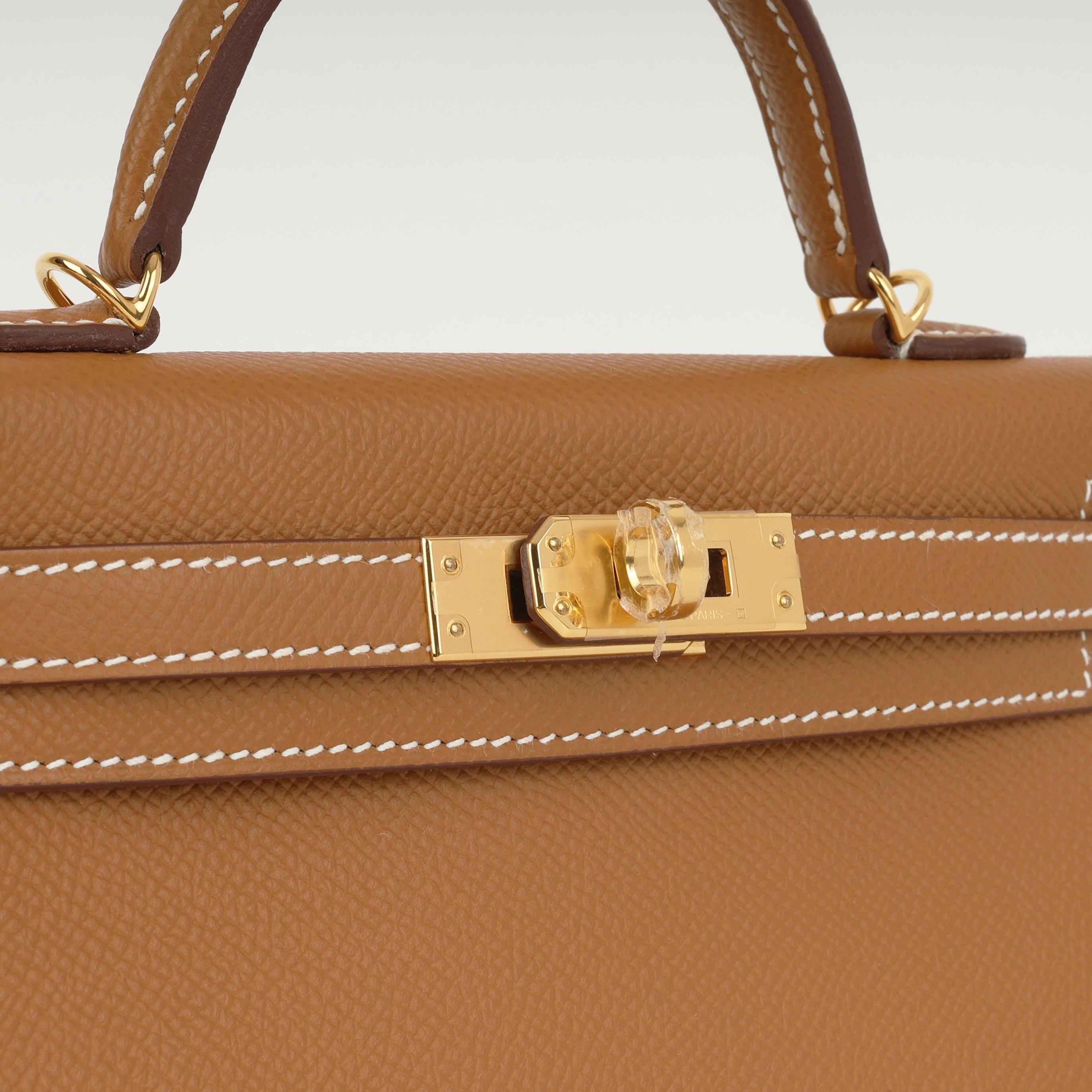 Herms Mini Kelly - Gold Epsom