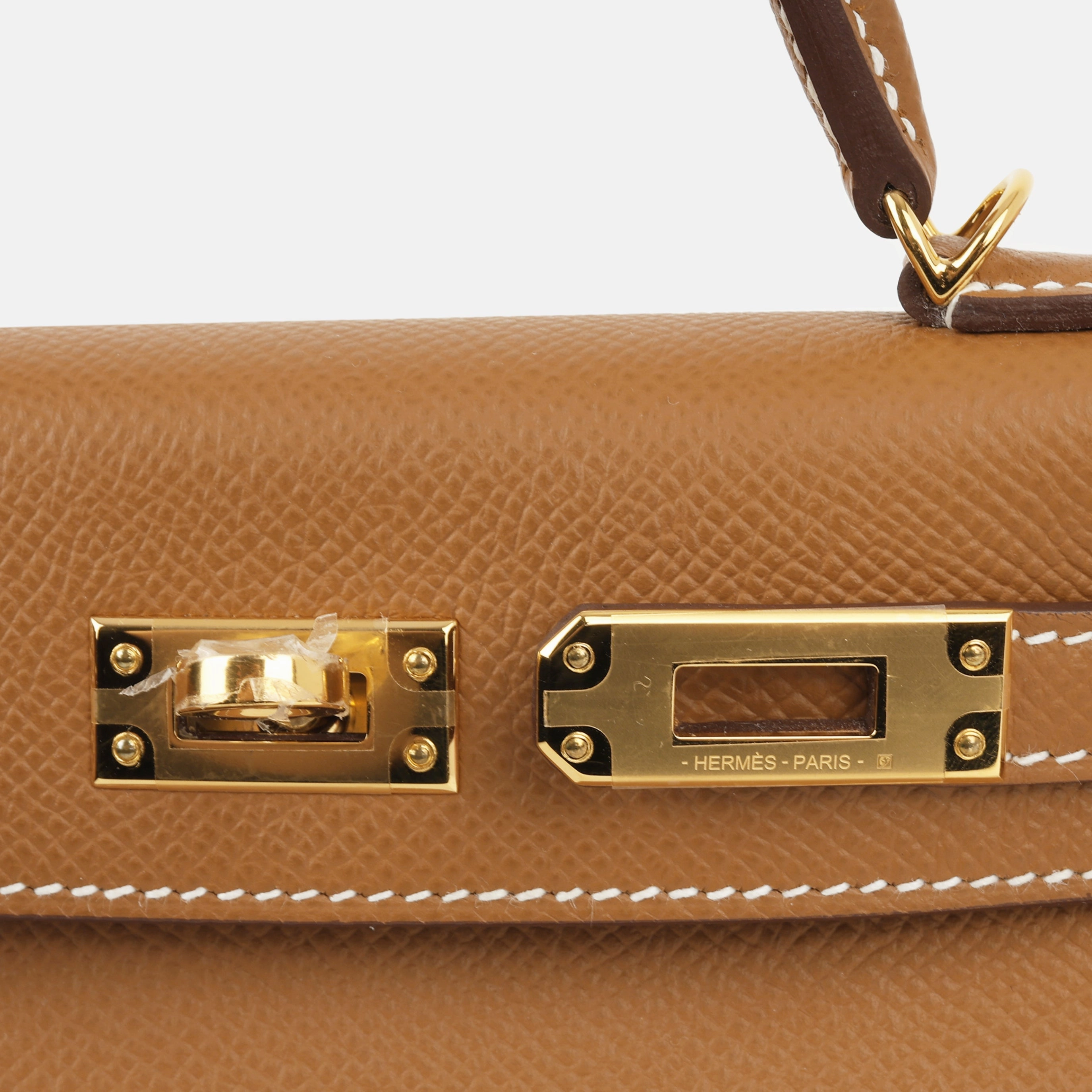 Herms Mini Kelly - Gold Epsom