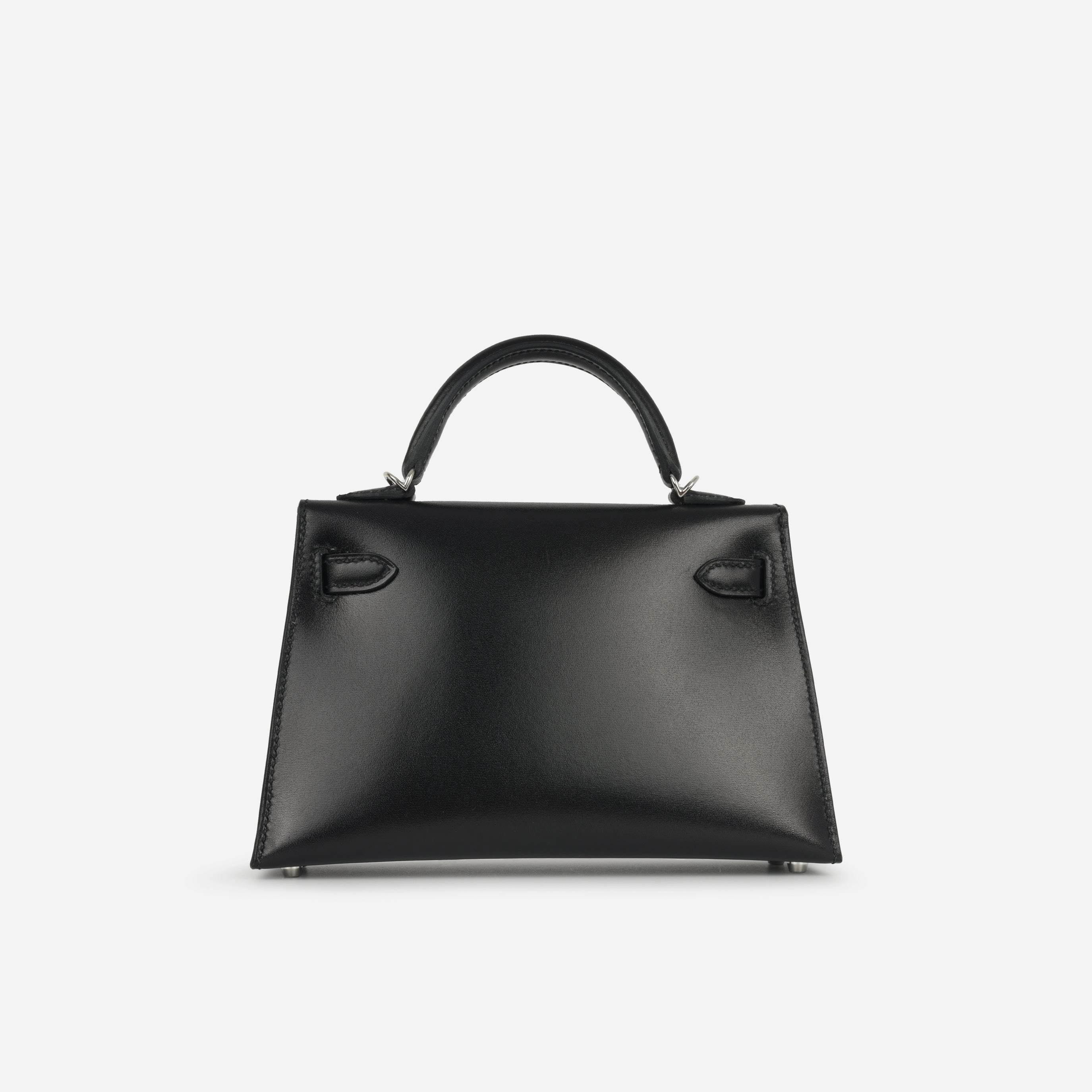 Herms Mini Kelly - Noir Box Calf