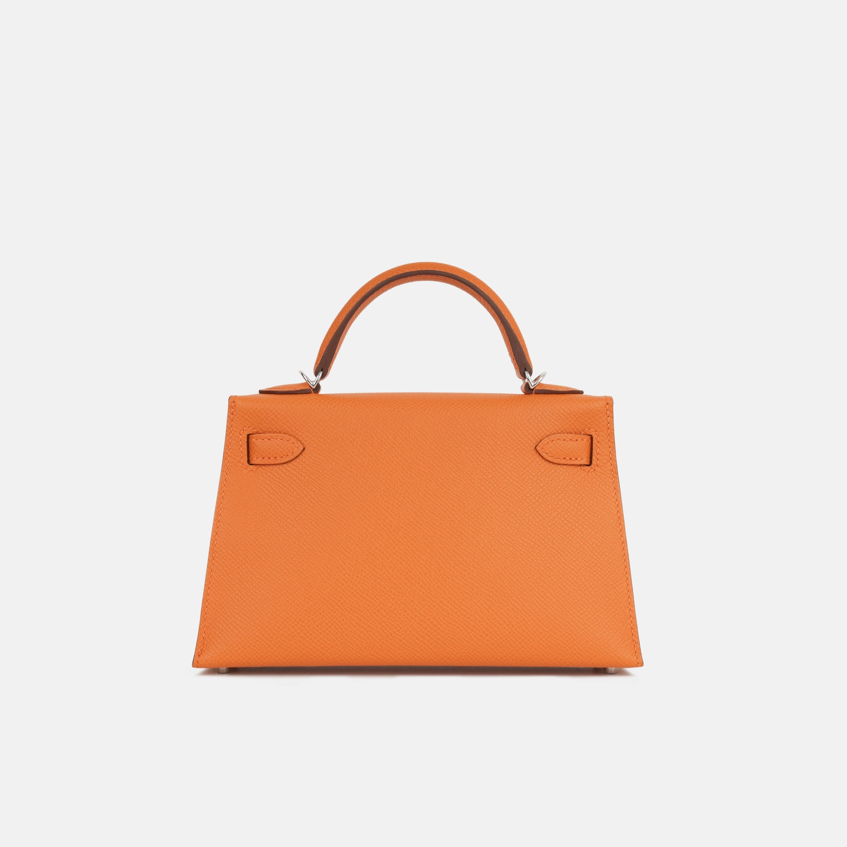 Herms Mini Kelly - Orange Epsom