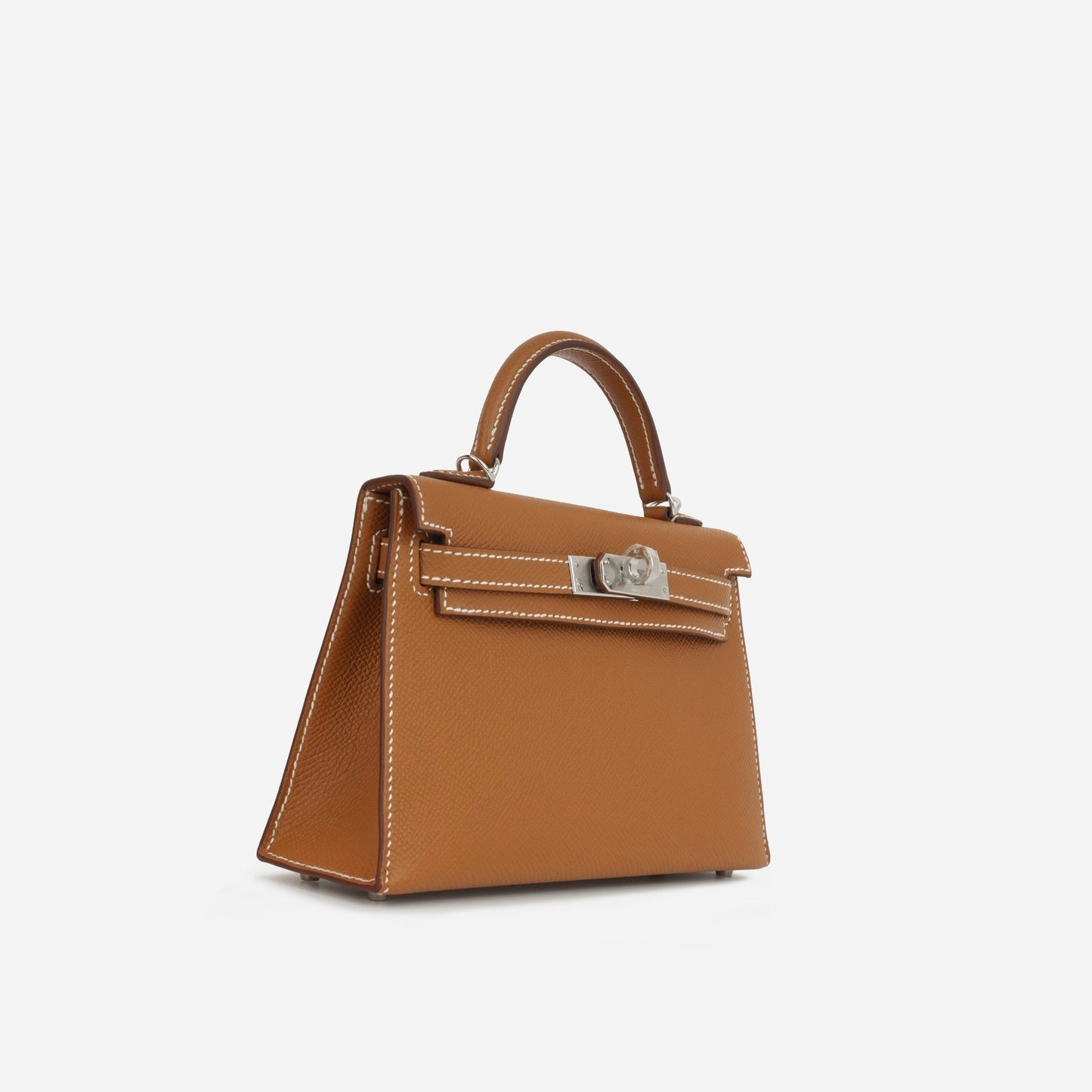 Herms Mini Kelly Gold Epsom PHW (NWT)