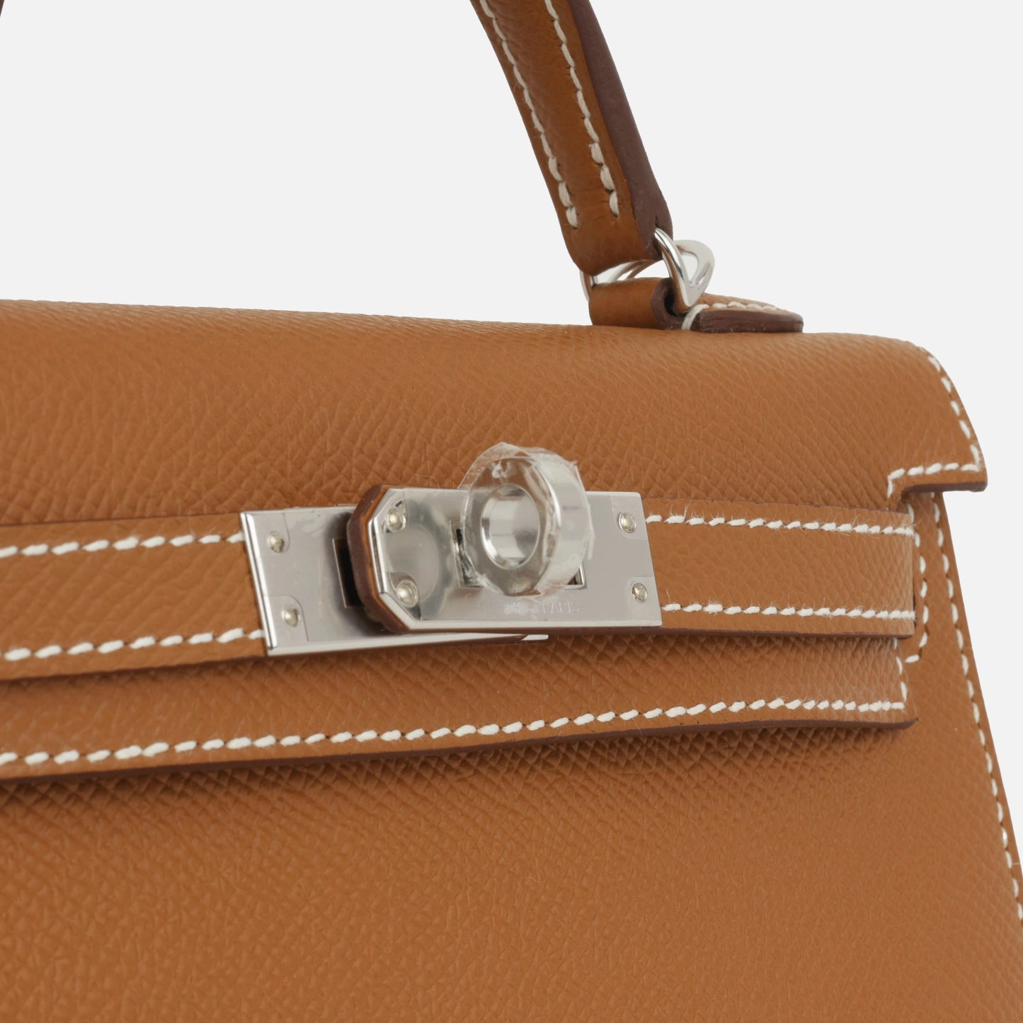Herms Mini Kelly Gold Epsom PHW (NWT)