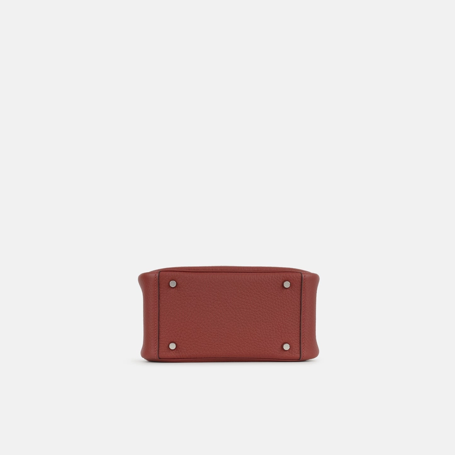 Herms Mini Lindy Rouge H Clemence PHW (NWT)