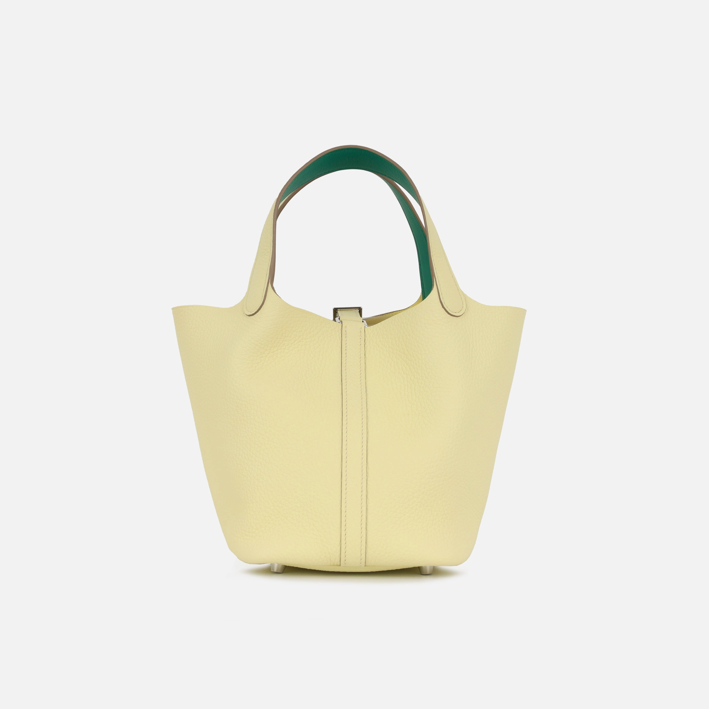 Herms Picotin 18 Eclat - Jaune Milton / Vert Vertigo