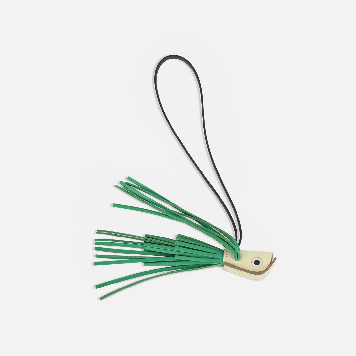 Herms Poisson Charm Jaune Milton / Menthe / Gris Misty / Menthe Epsom / Swift (NWT)