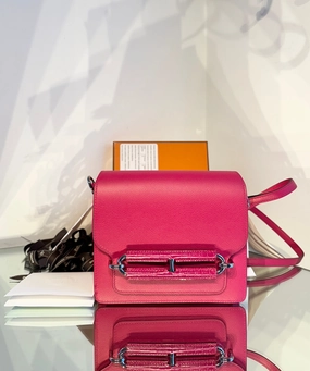 HERMS Sac Roulis Mini Leather Bag