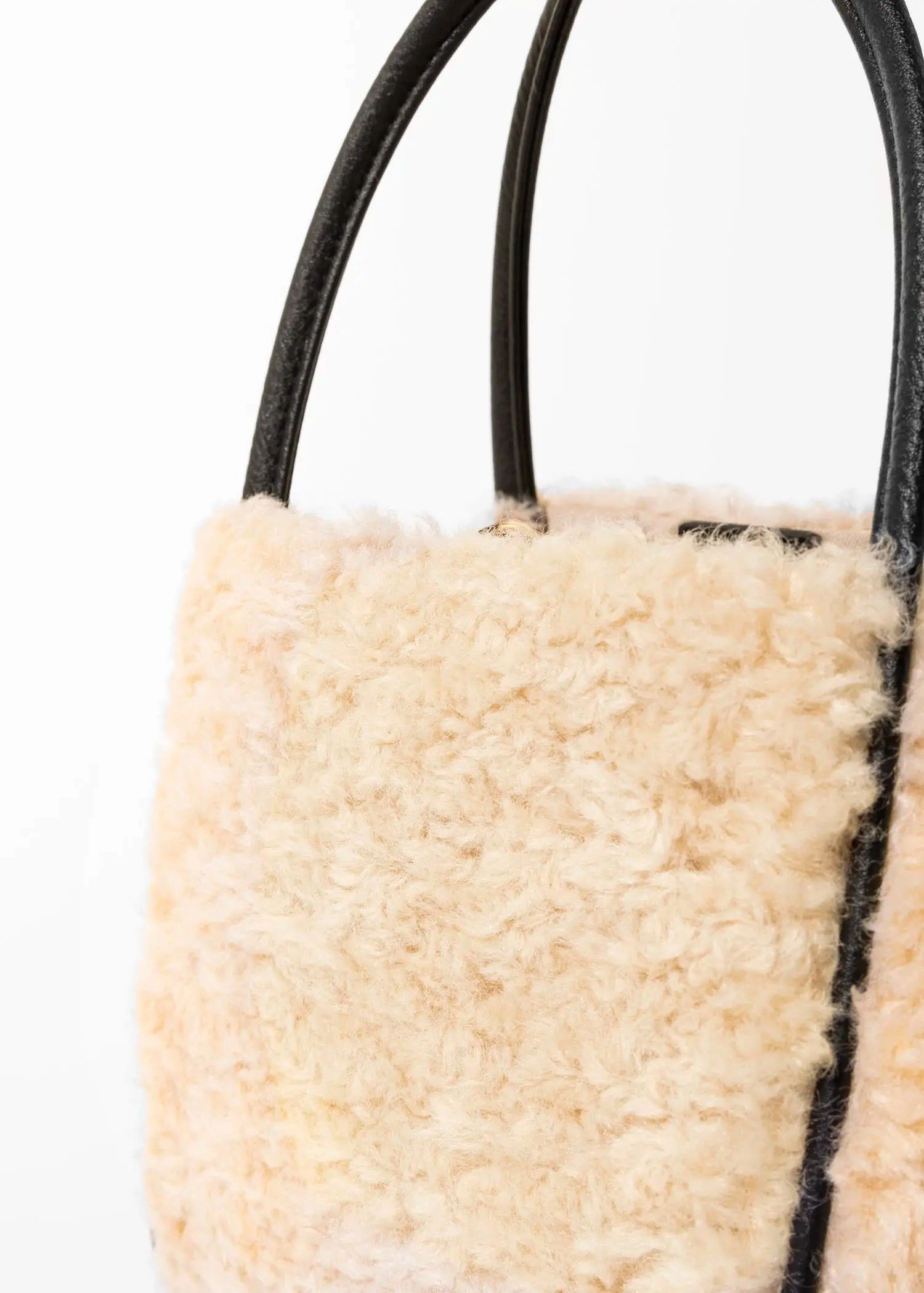 Hollace Shearling Mini Tote