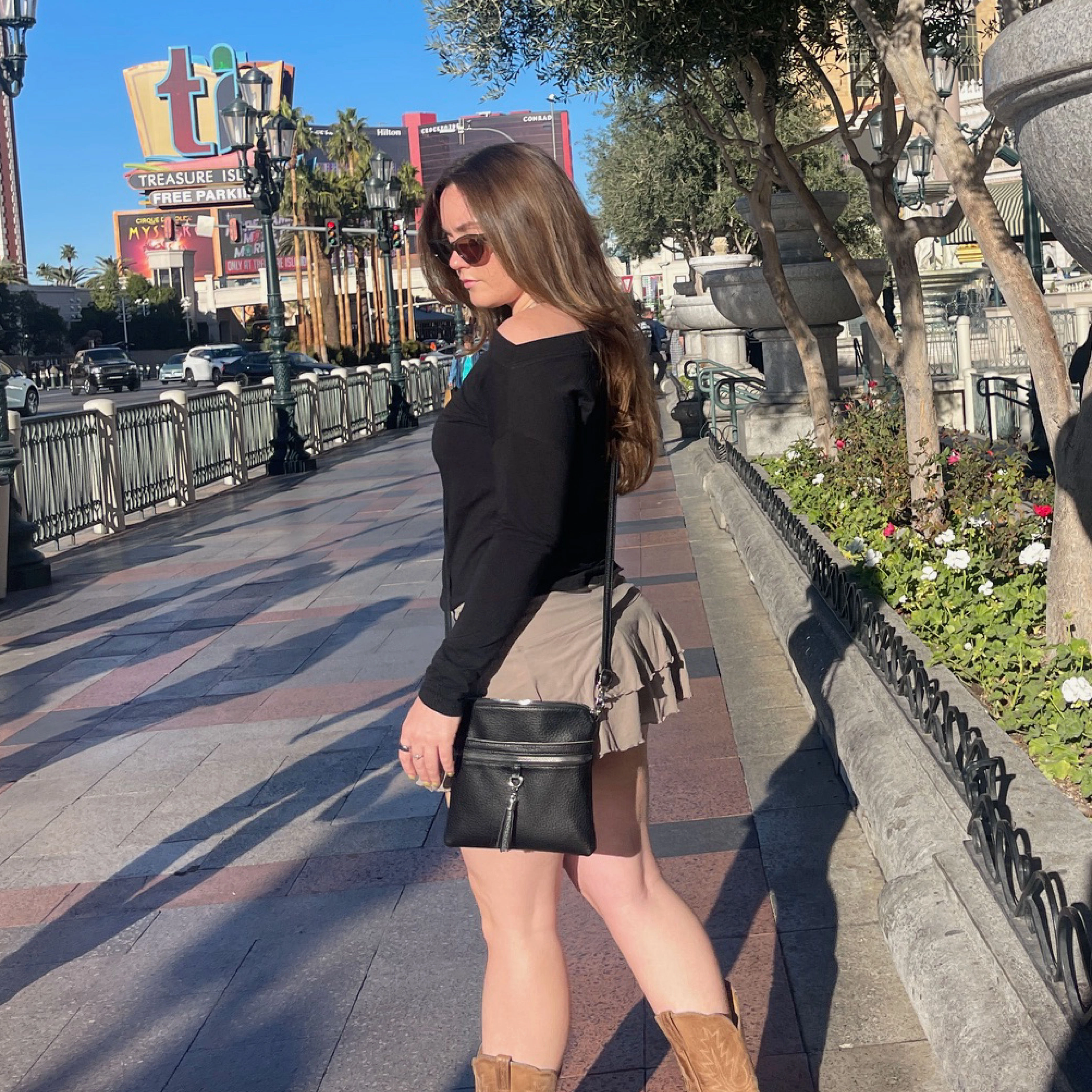 Holly Tassel Front Crossbody