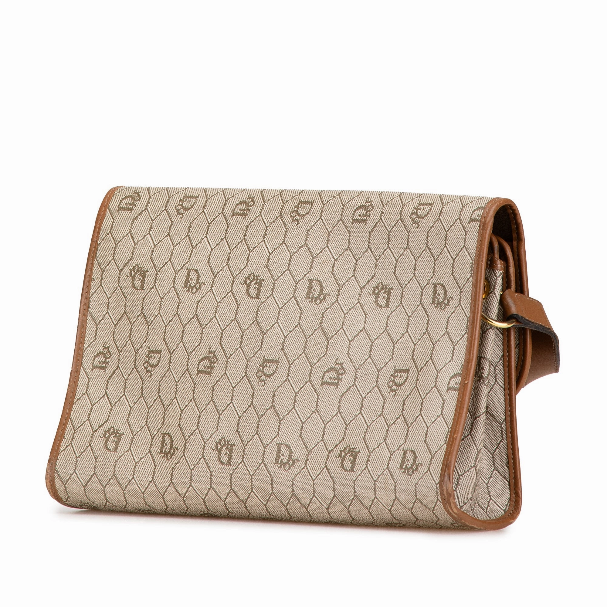 Honeycomb Coated Canvas Crossbody