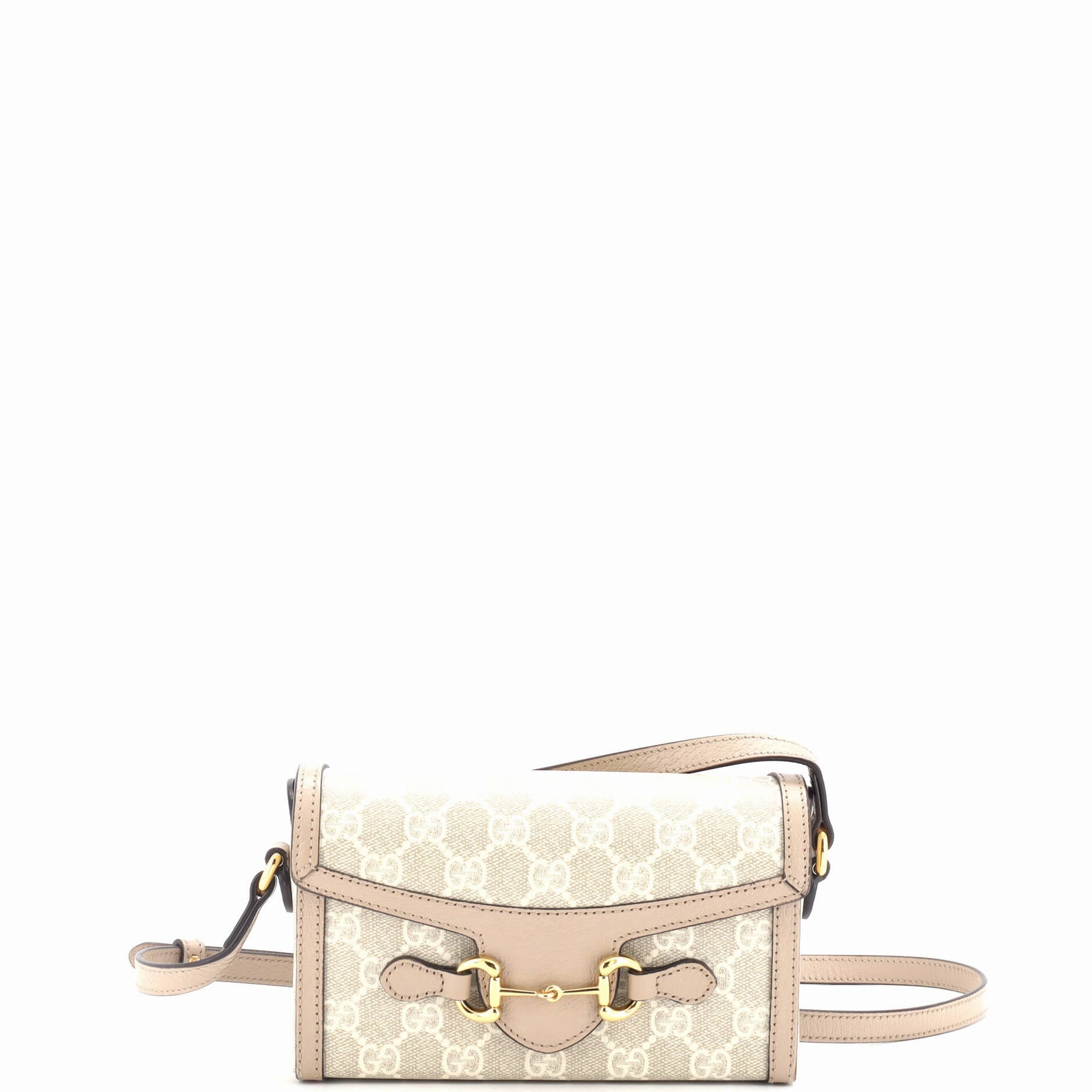 Horsebit 1955 Flap Crossbody Bag GG Coated Canvas Mini