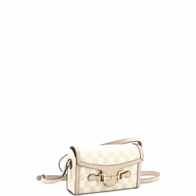 Horsebit 1955 Flap Crossbody Bag GG Coated Canvas Mini