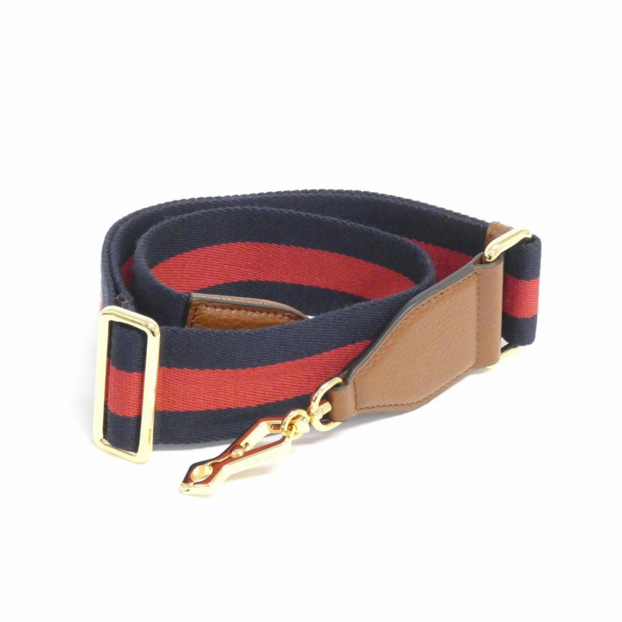 Horsebit Denim Shoulder Bag with Dust Bag and Strap