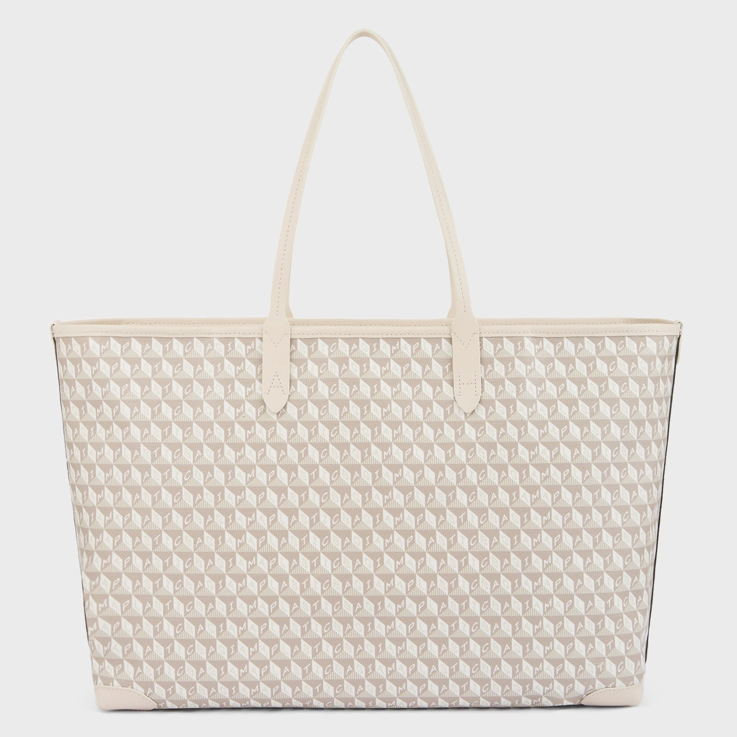I Am A Plastic Bag Zipped Motif Tote