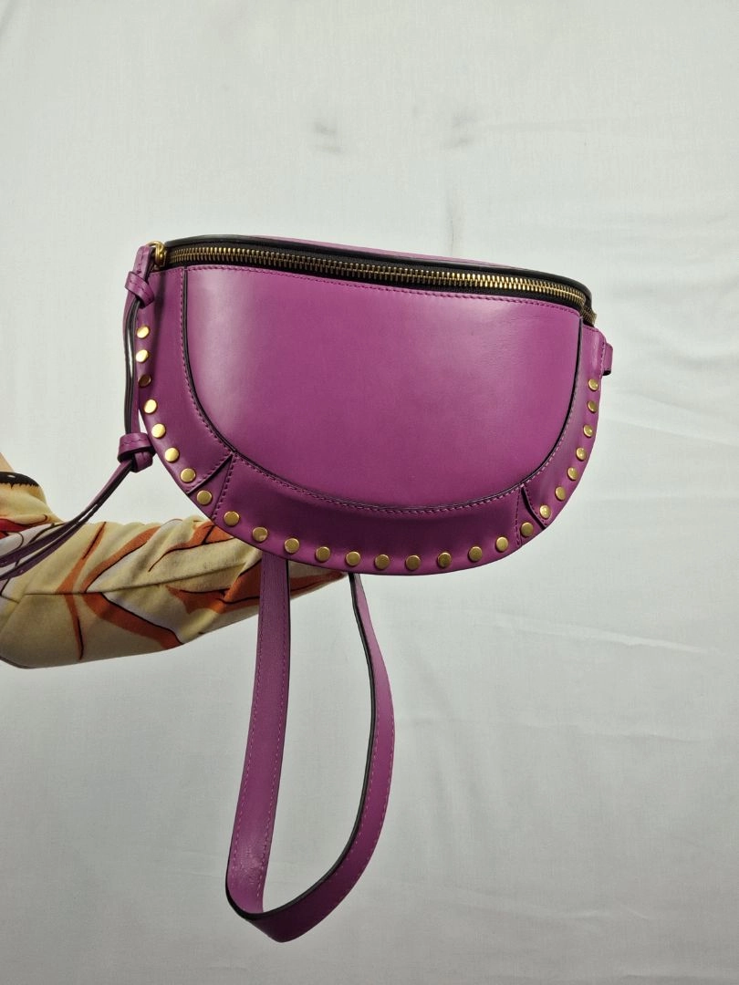 Isabel Marant Eggplant Skano Belt Bag