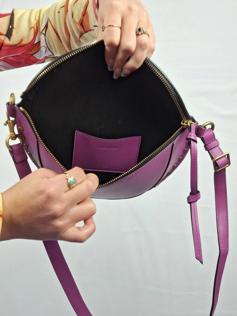 Isabel Marant Eggplant Skano Belt Bag